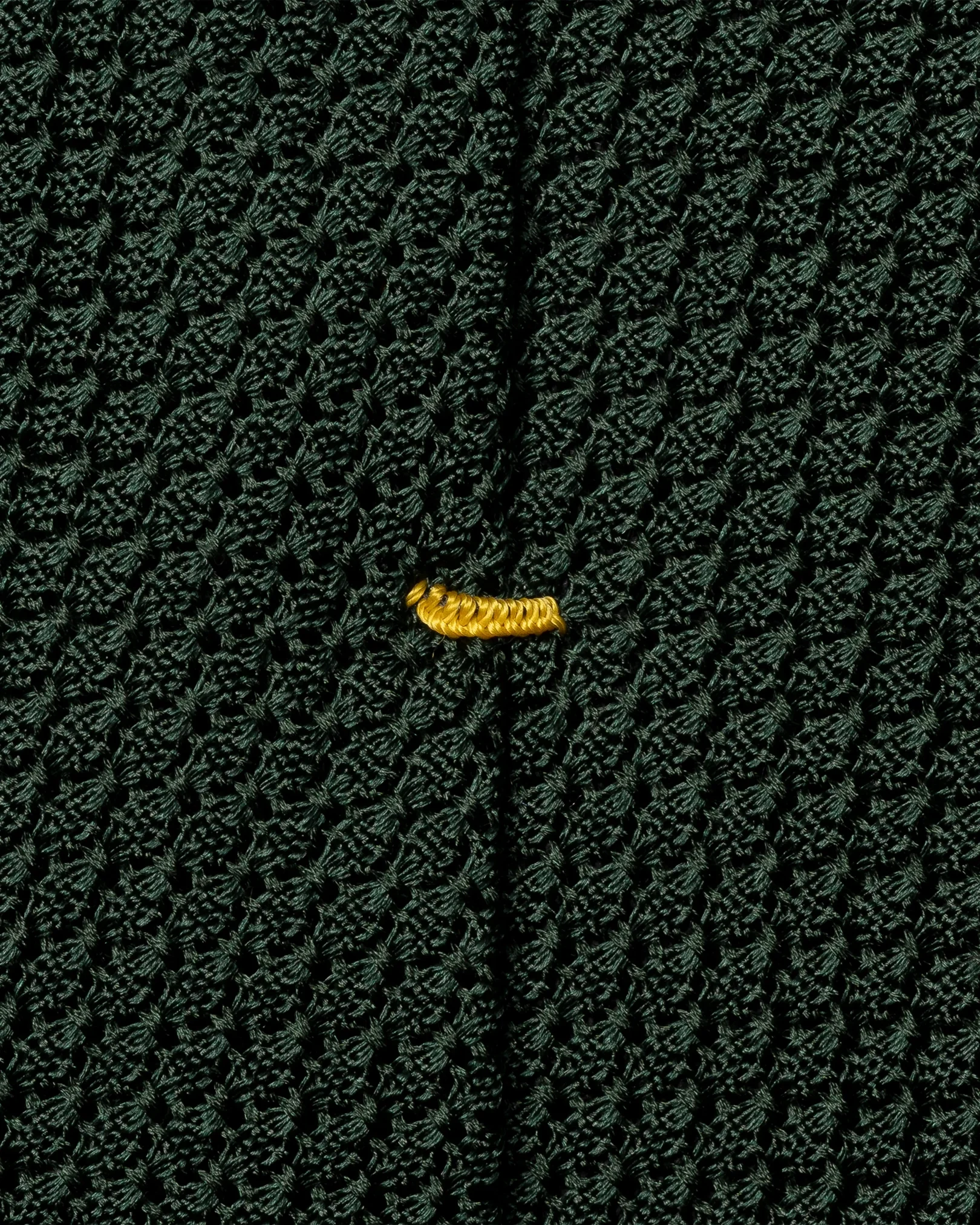 Eton - silk grenadine tie dark green silk grenadine tie