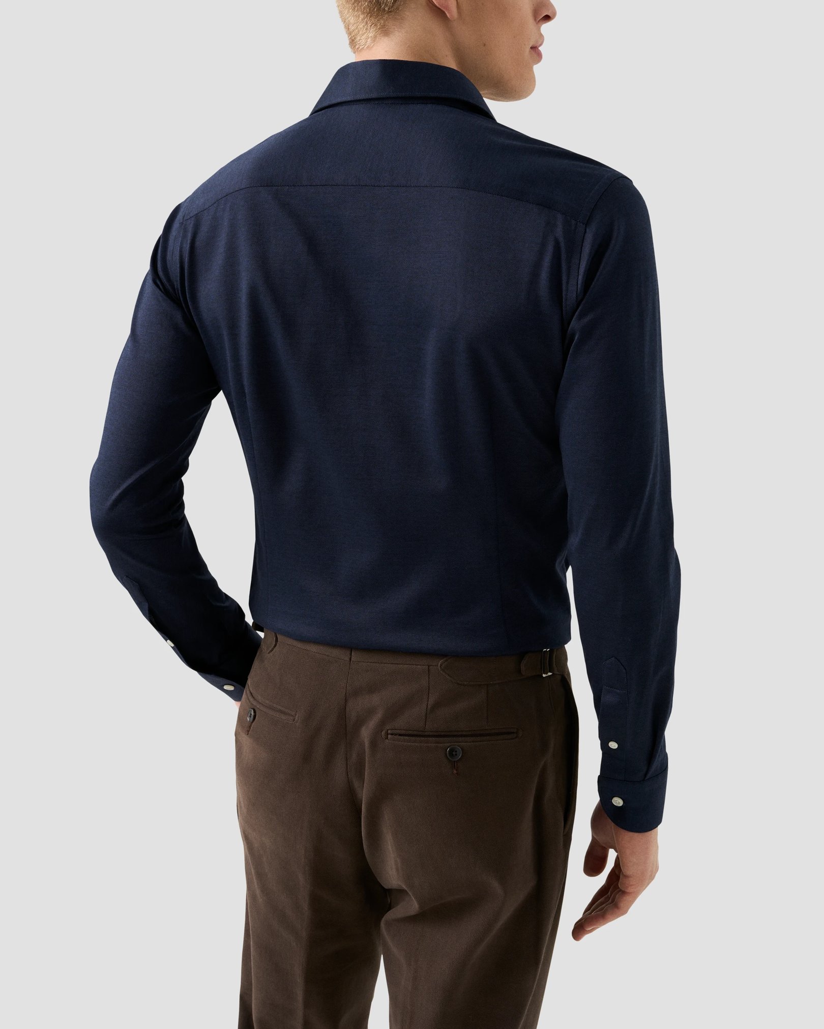 Eton - Filo di Scozia Jacquard Knit Shirt