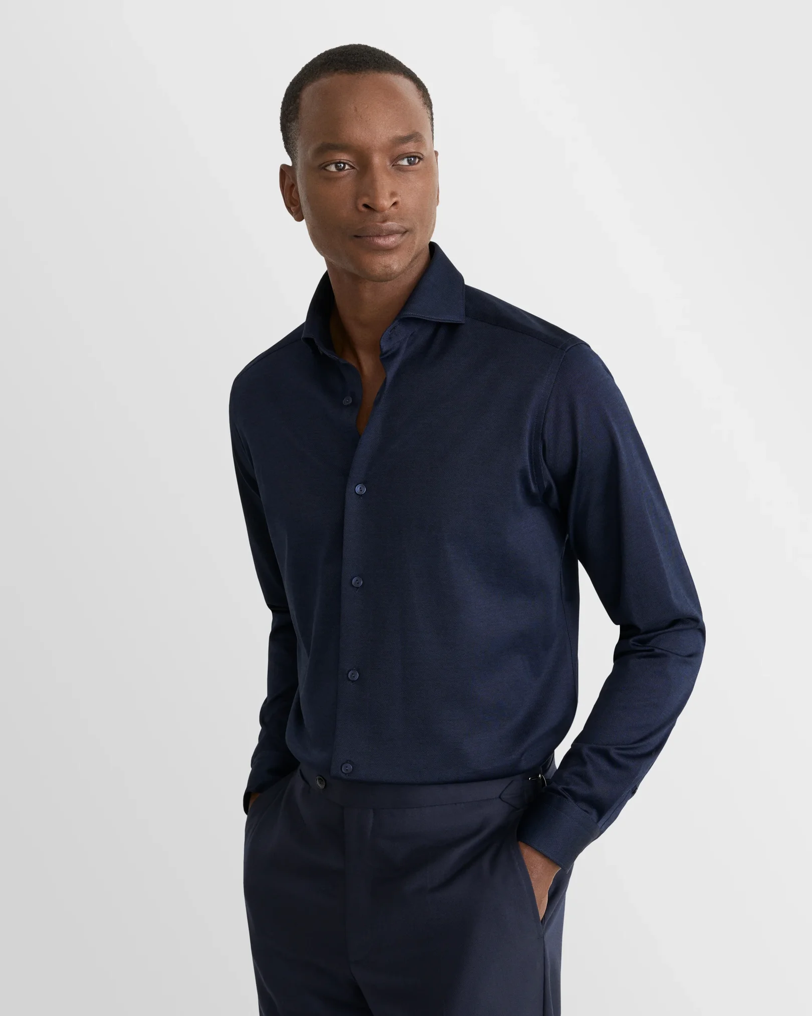 Eton - Filo di Scozia Jersey Shirt