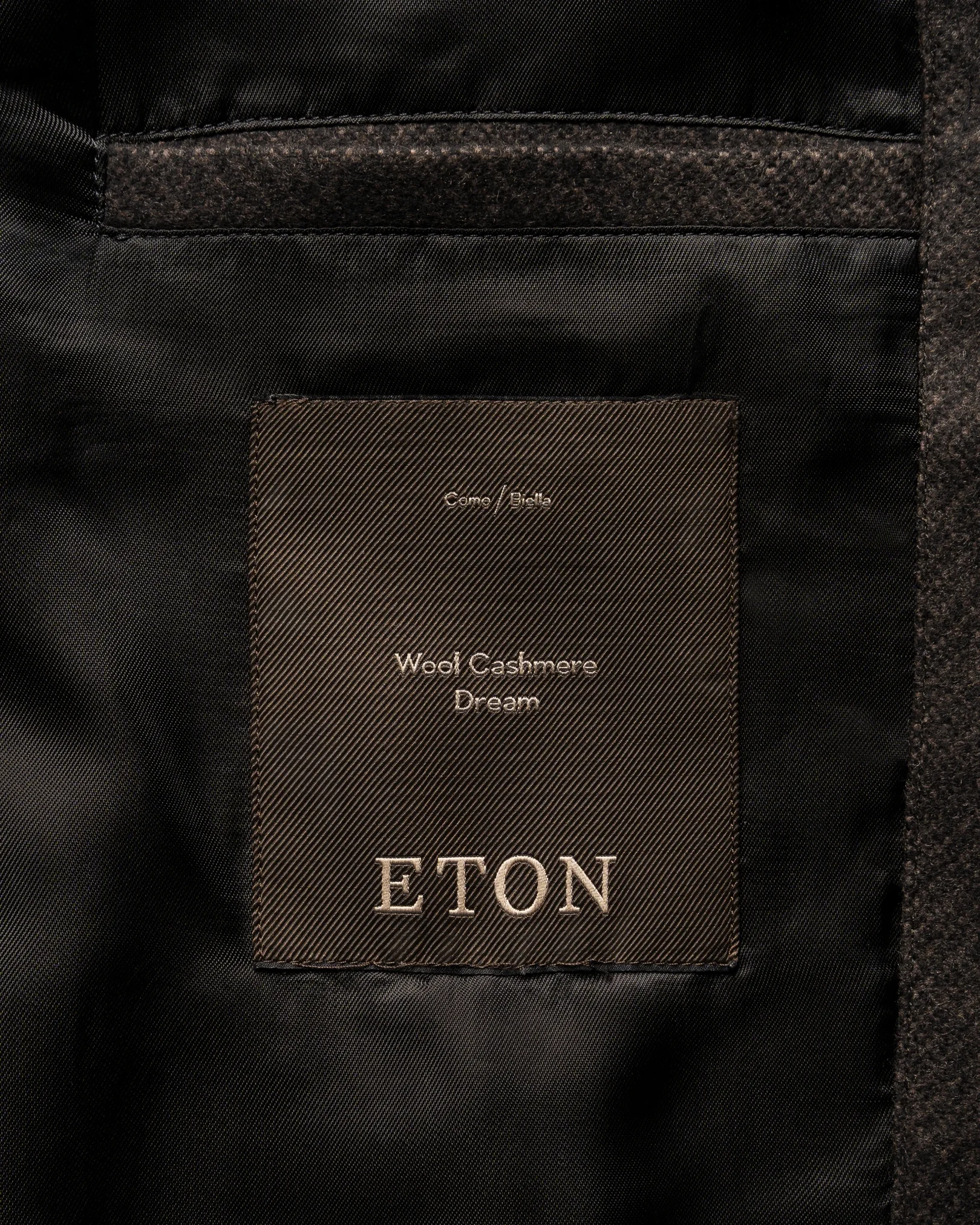 Eton - wool cashmere harrington jacket
