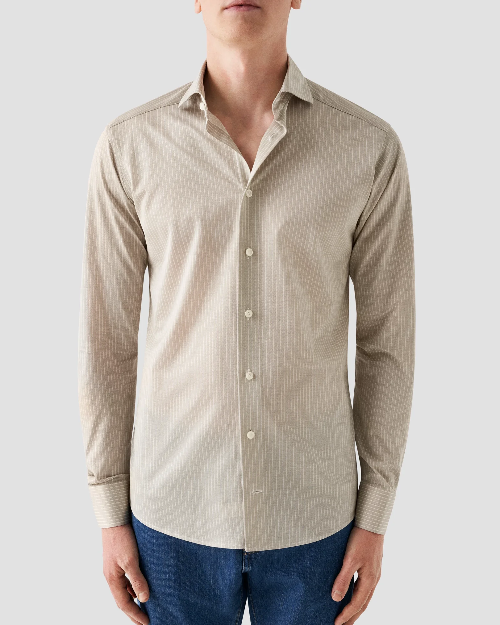 Eton - Striped Four Way Strech Shirt