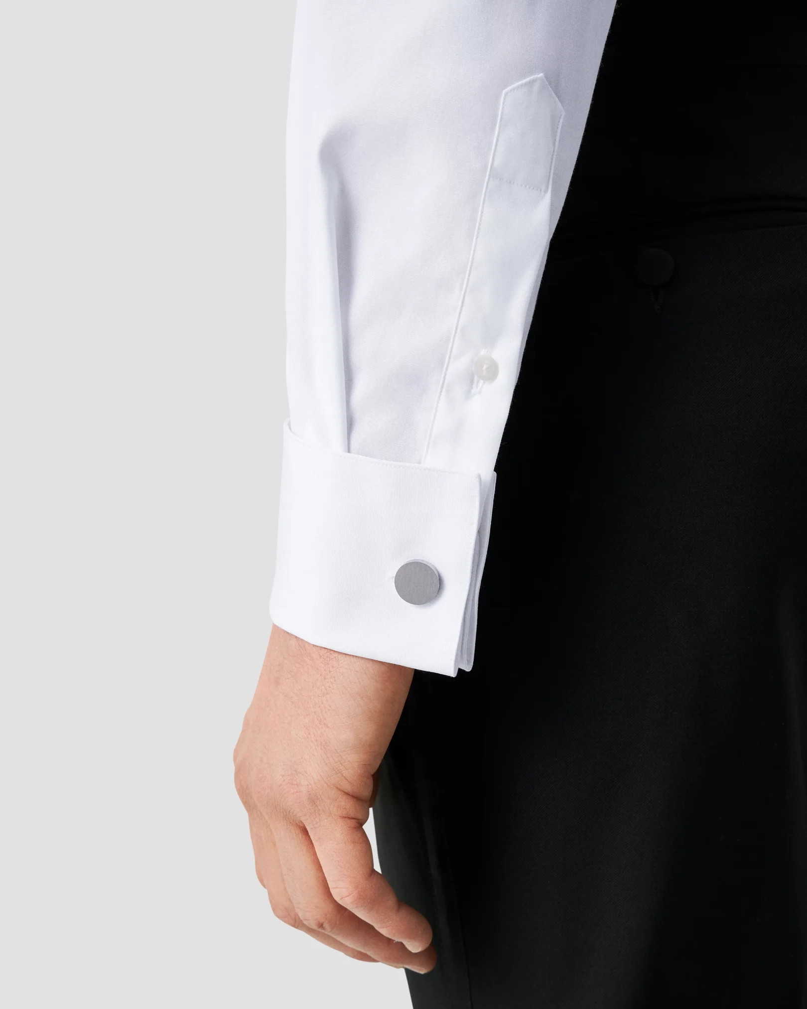 Eton - plisse wing collar shirt