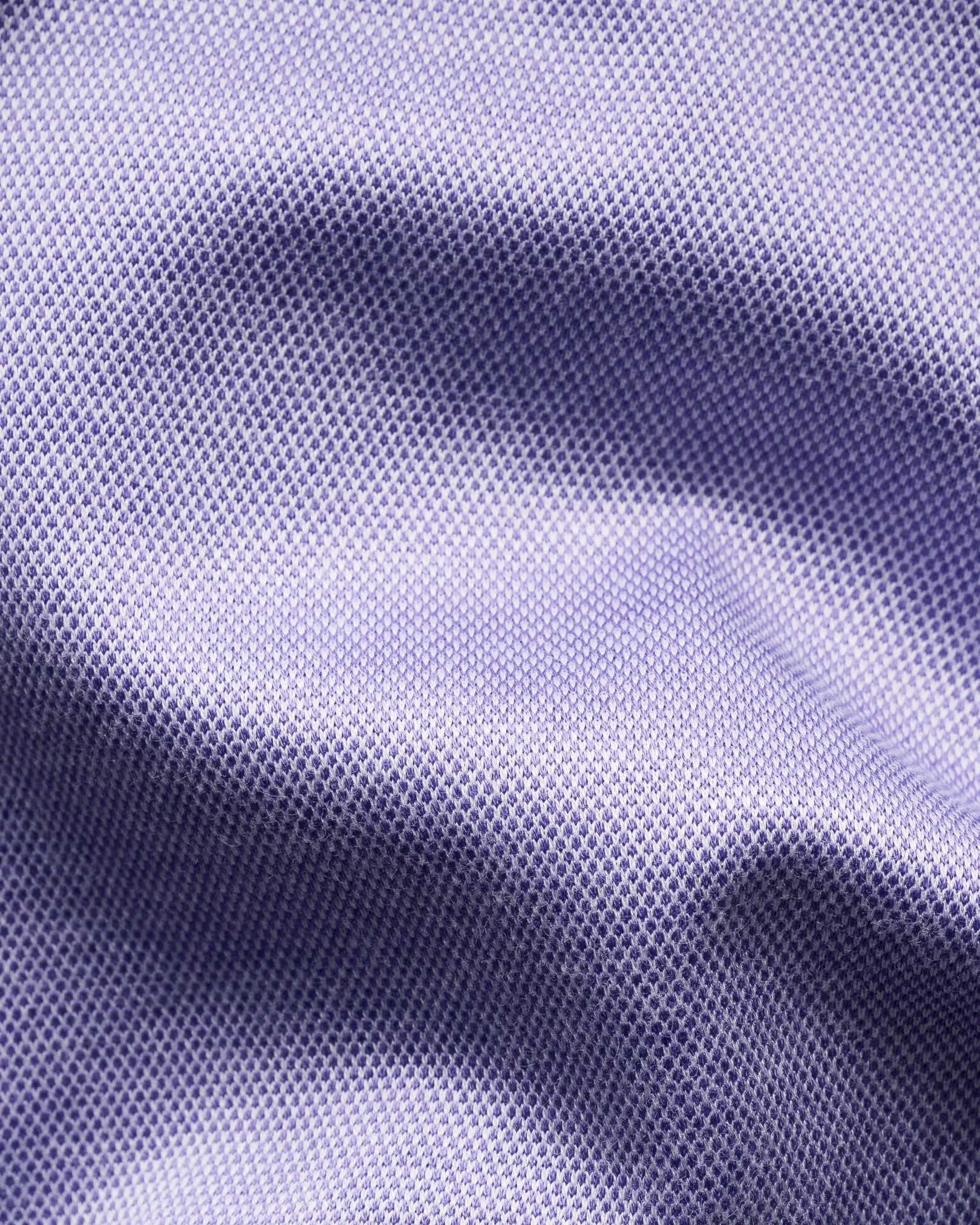 Eton - jacquard filo di scozia polo shirt light purple