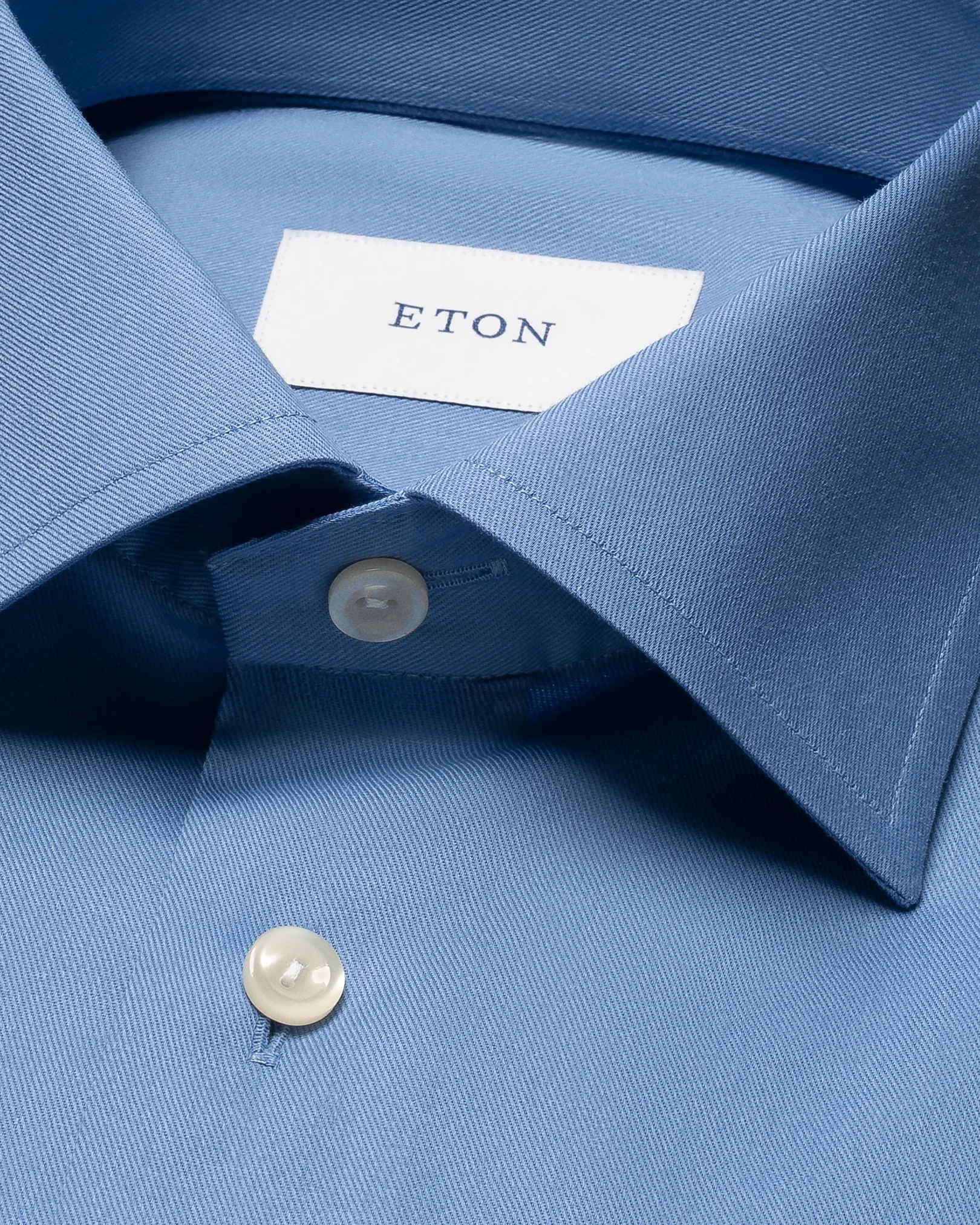 Eton - solid twill stretch shirt