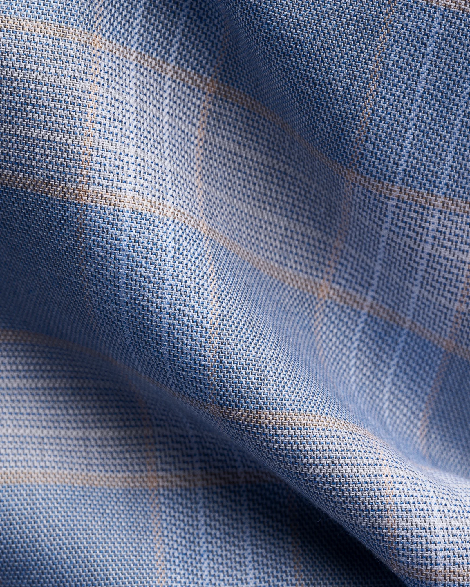 Eton - check twill shirt