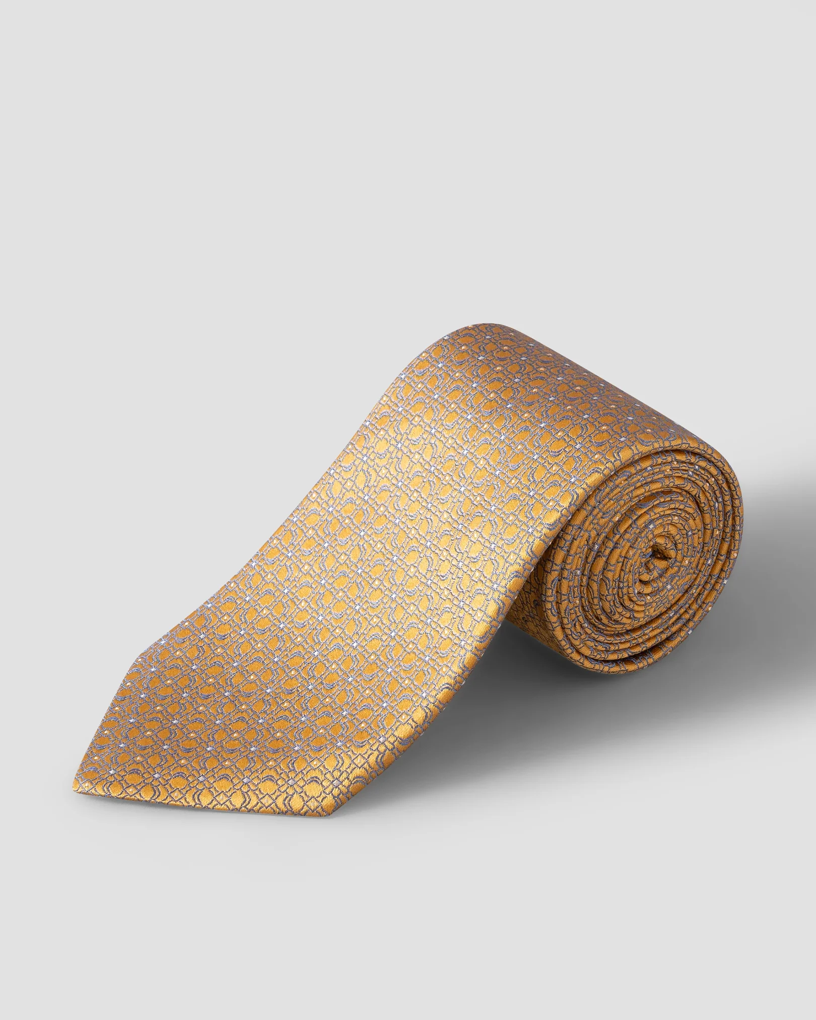 Eton - yellow floral woven silk