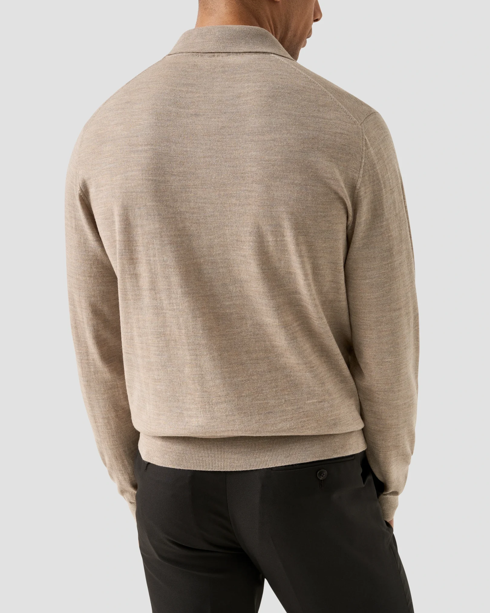 Eton - fine knit merino polo 256