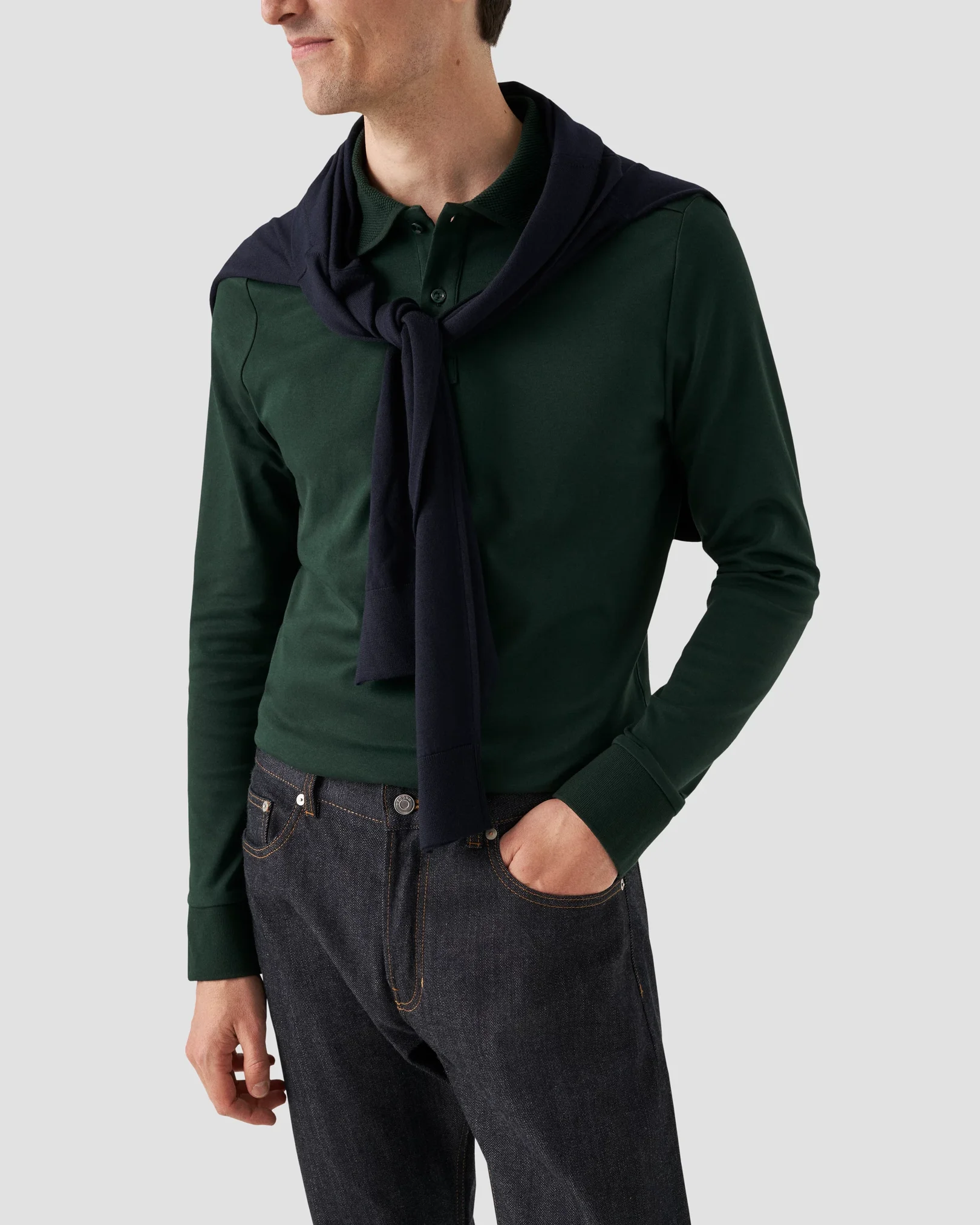 Eton - dark green interlock