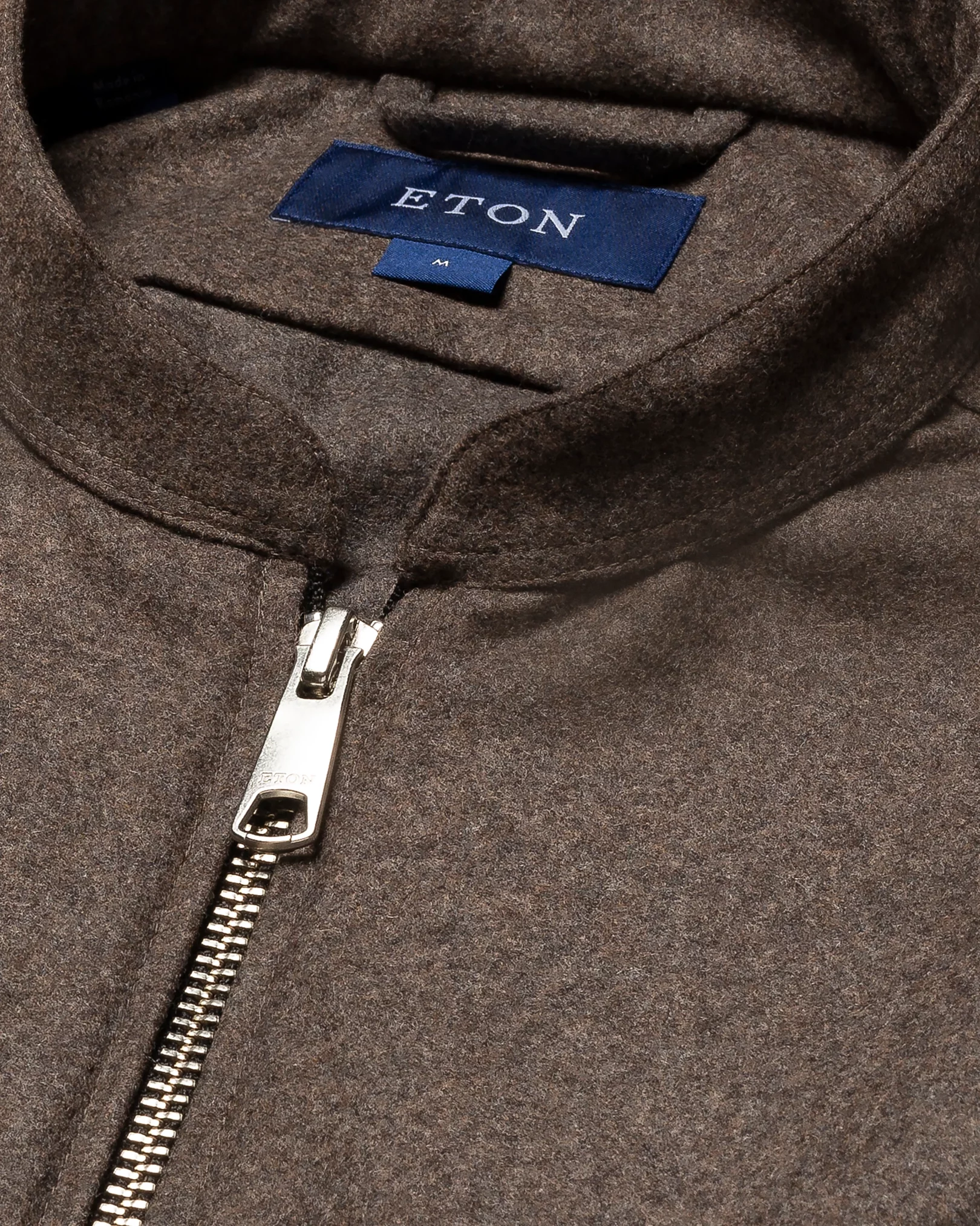 Eton - brown twill cashmere vest