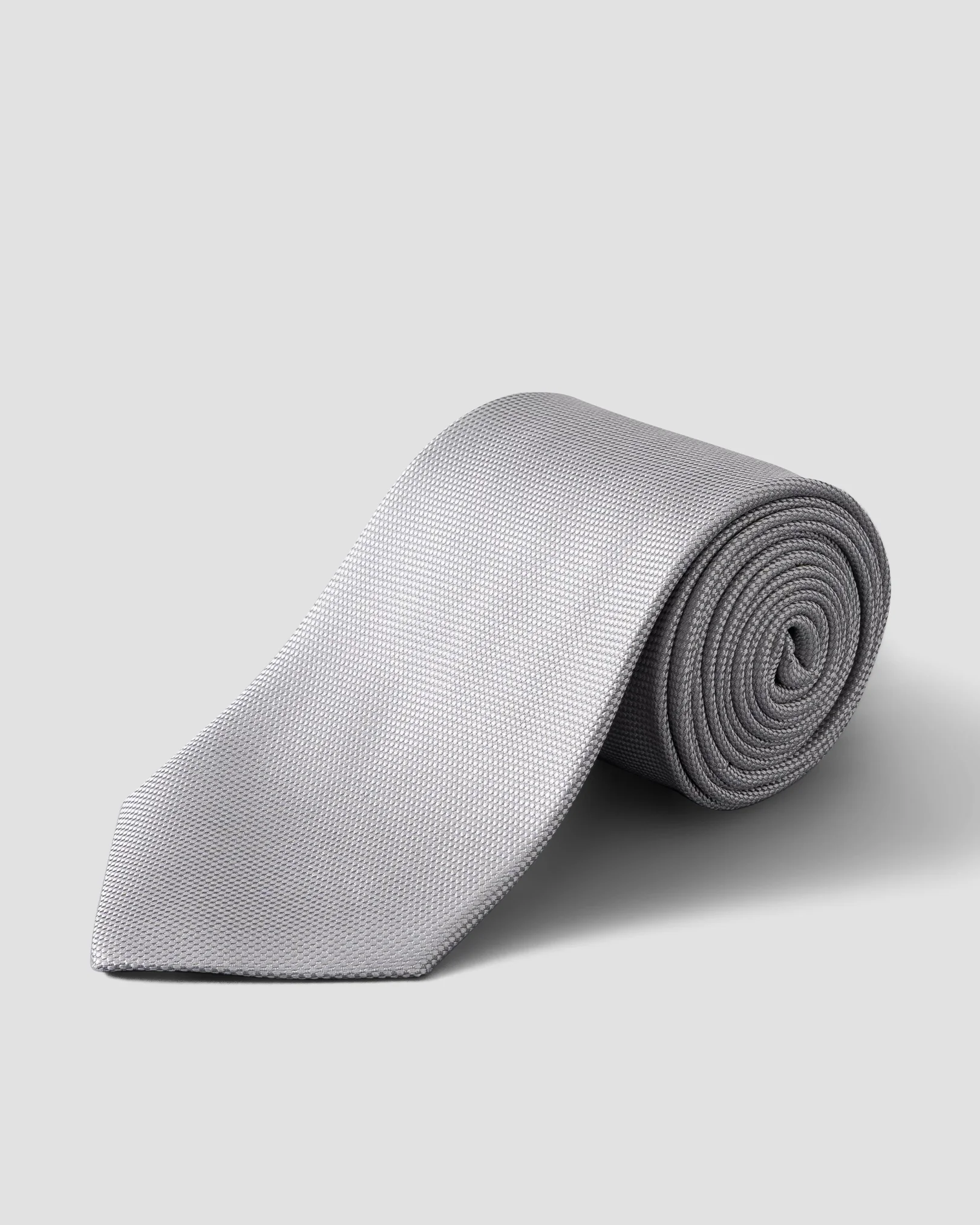 Grey Basketweave Tie