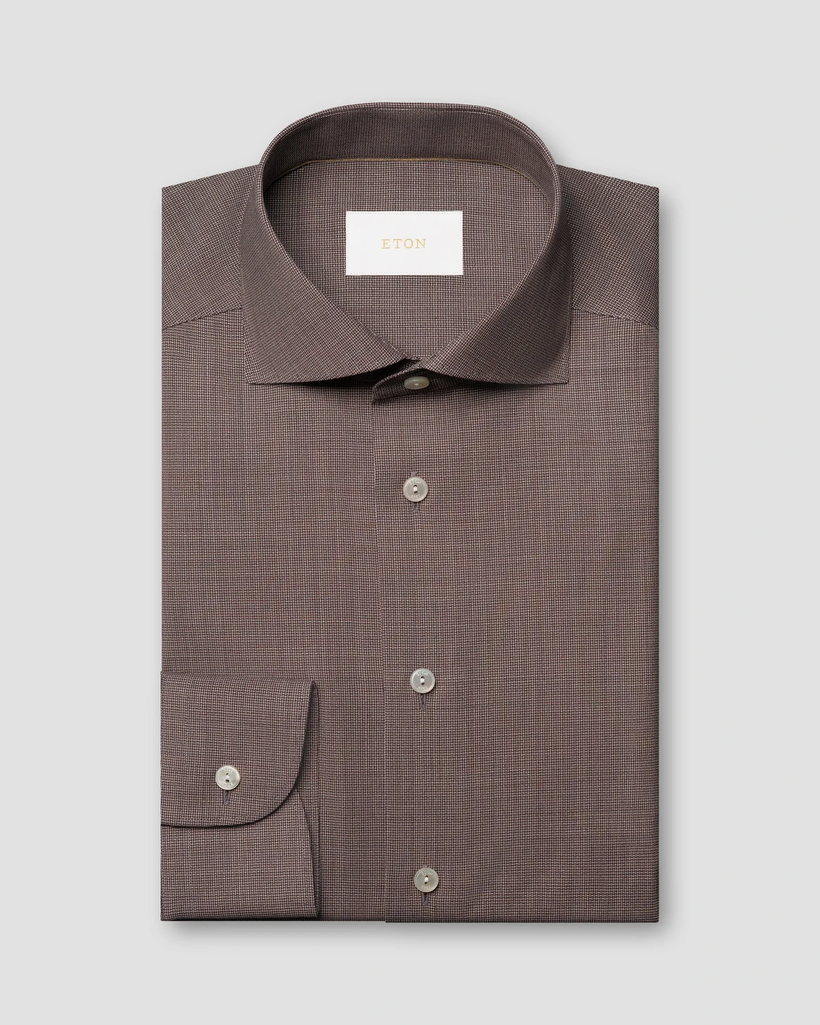 Eton - Semi Solid 120 Merino Wool Shirt