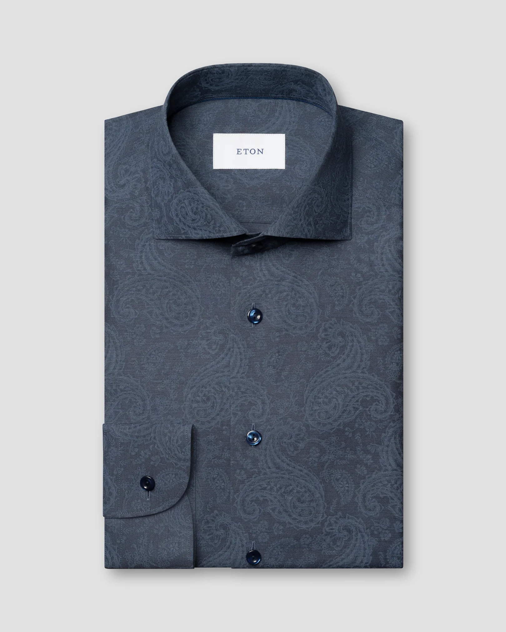 Eton - Paisley Print Twill Shirt