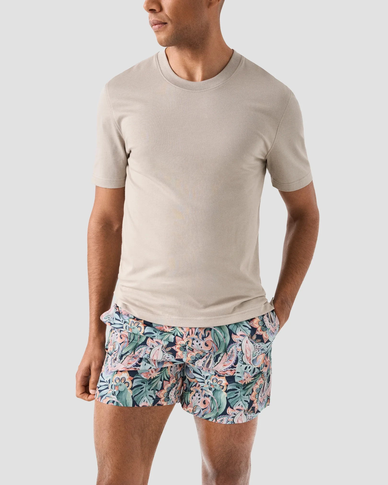 Eton - multi floral swim shorts