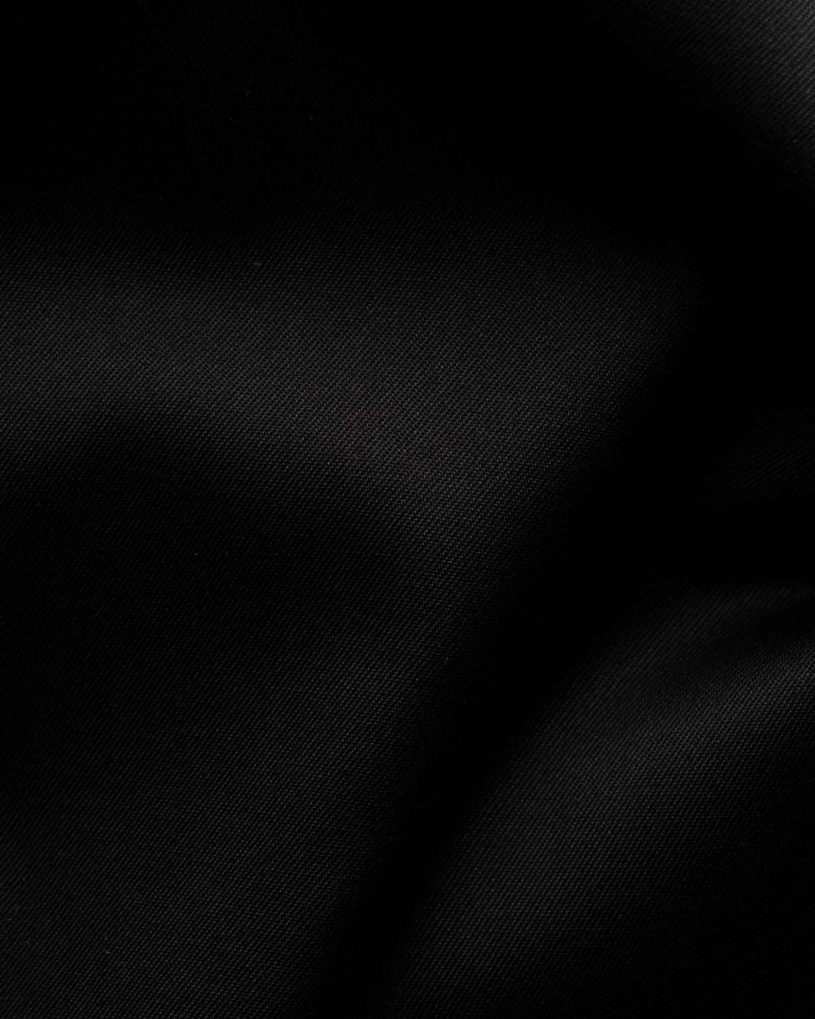 Black Plissé Tuxedo Shirt - Eton