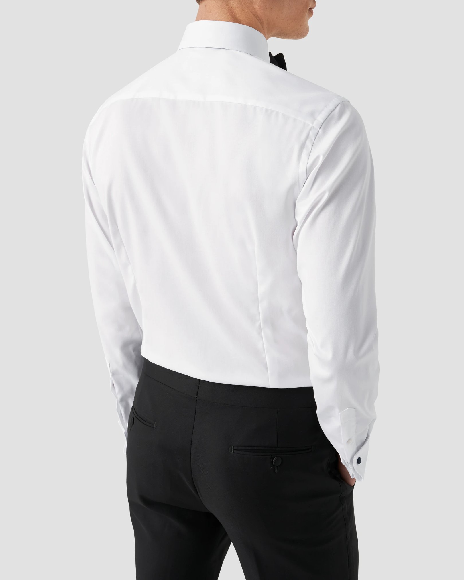 Eton - white twill evening shirt
