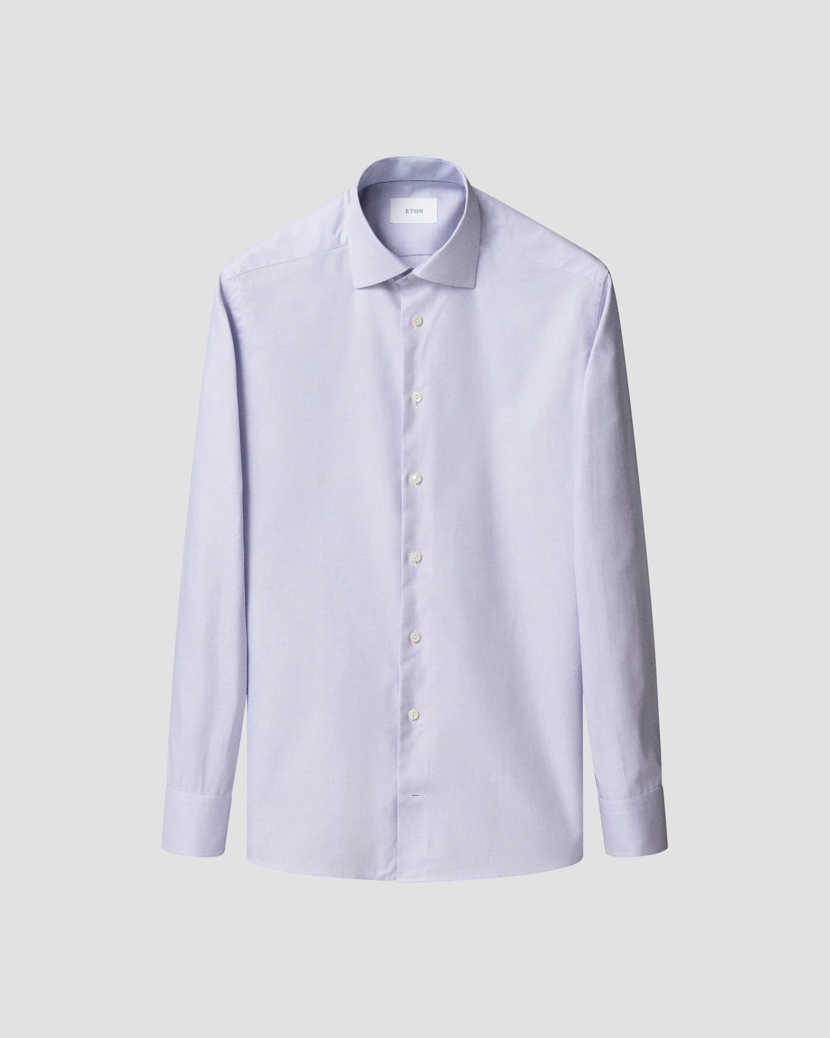 Eton - pink semi solid dobby shirt cut 263