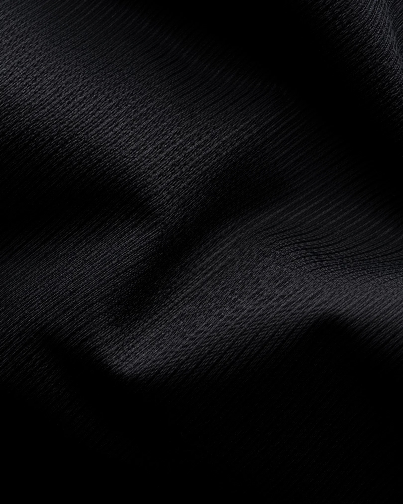 Eton - black twill texture shirt