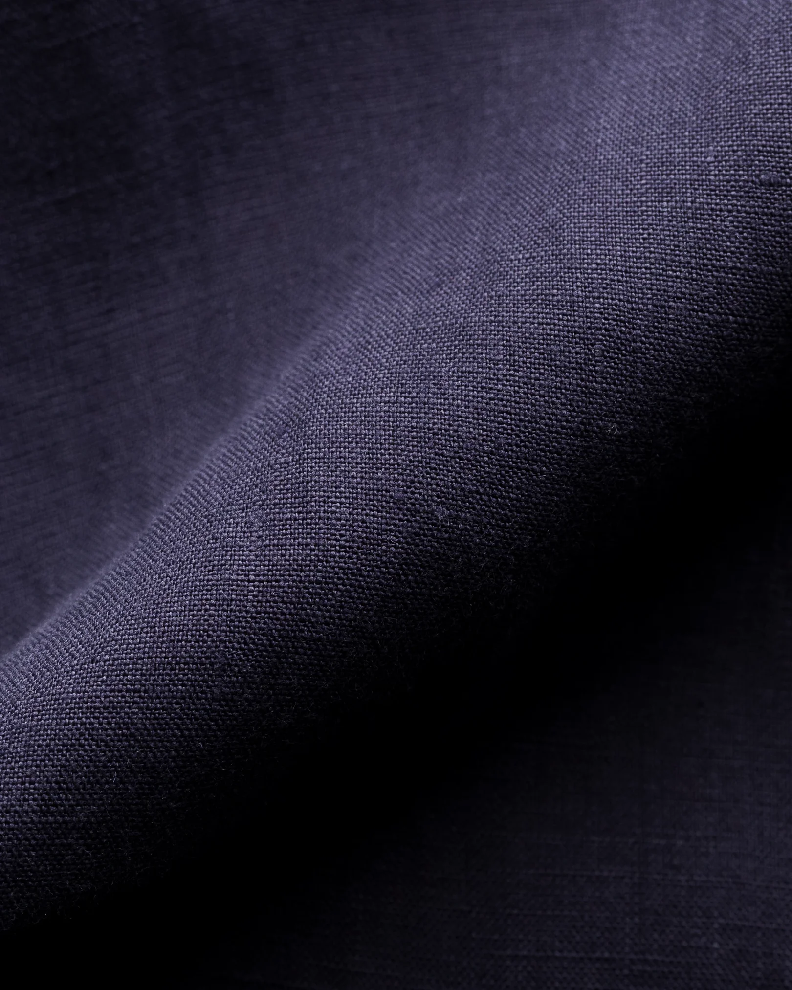 Eton - navy blue linen button down