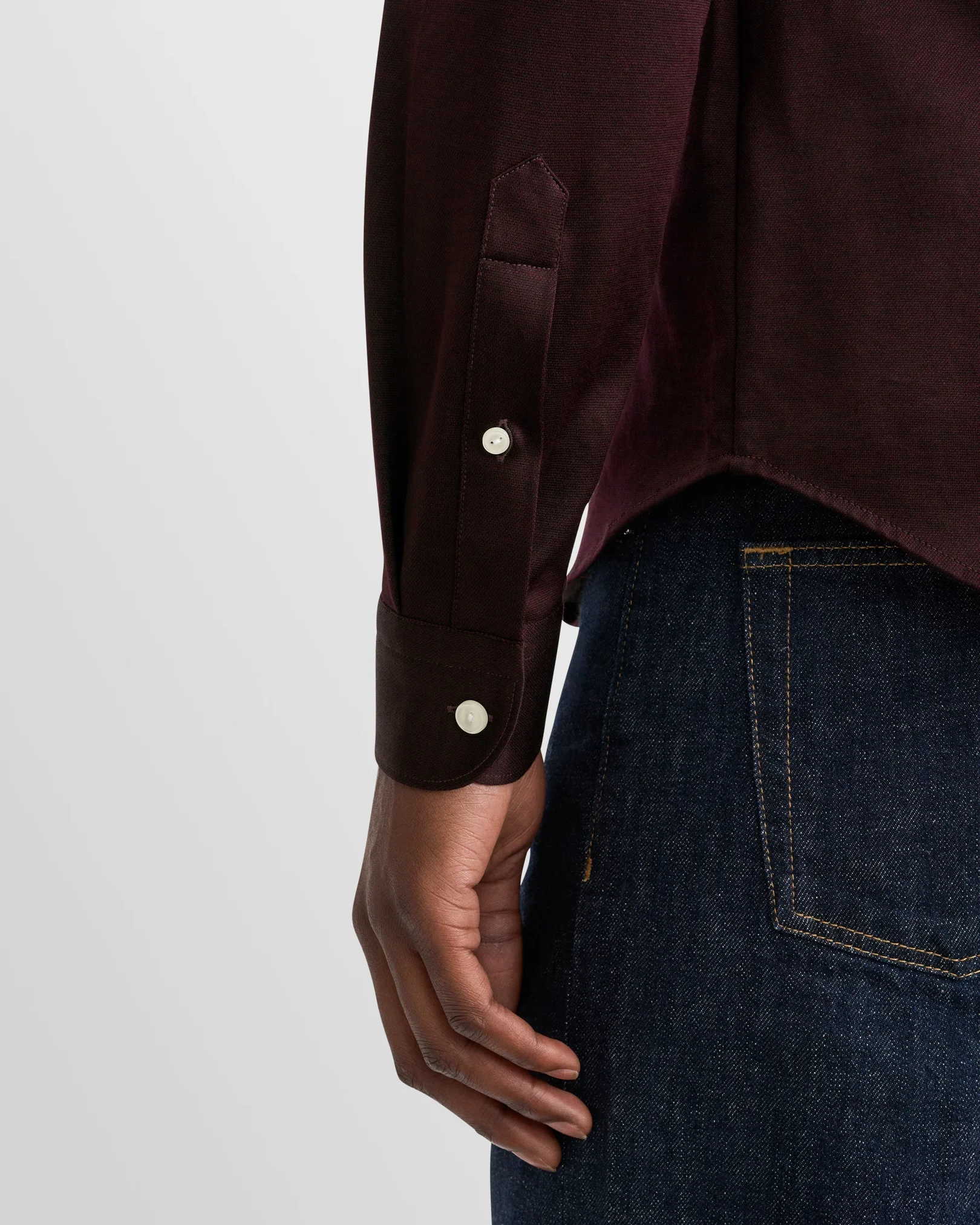Eton - Chemise en jersey Filo di Scozia