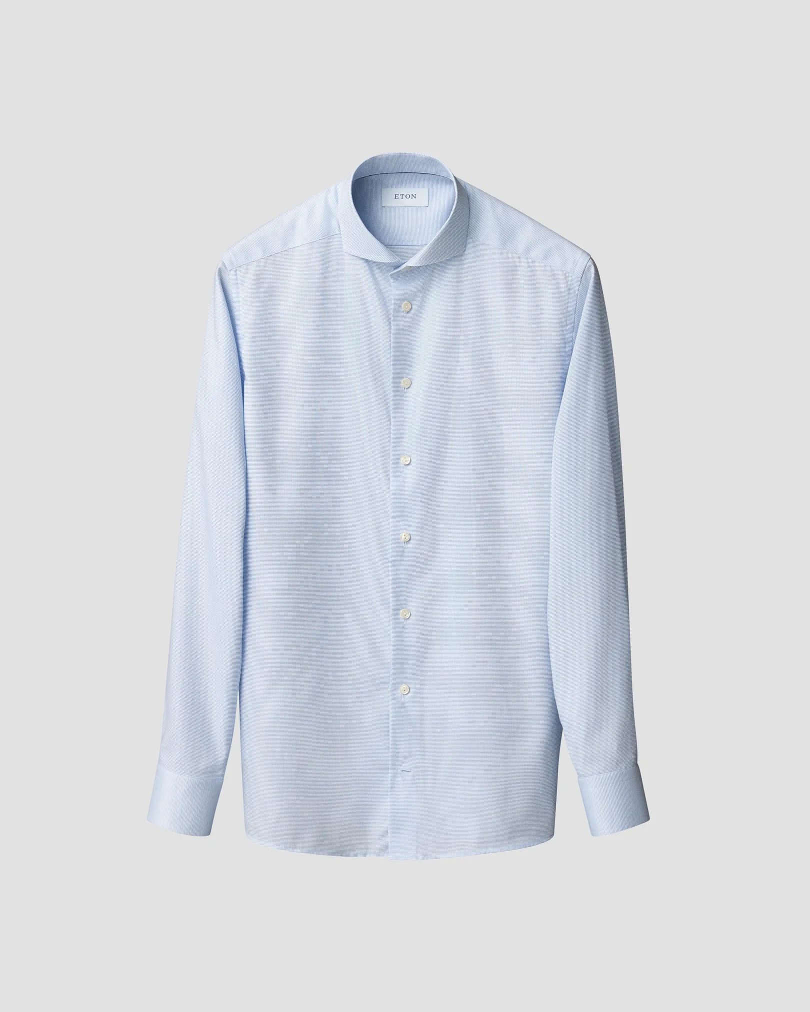 Eton - blue solid signature oxford shirt