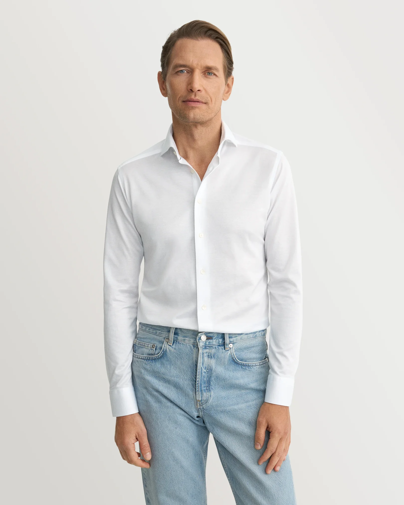 Eton - Filo di Scozia Jersey Shirt