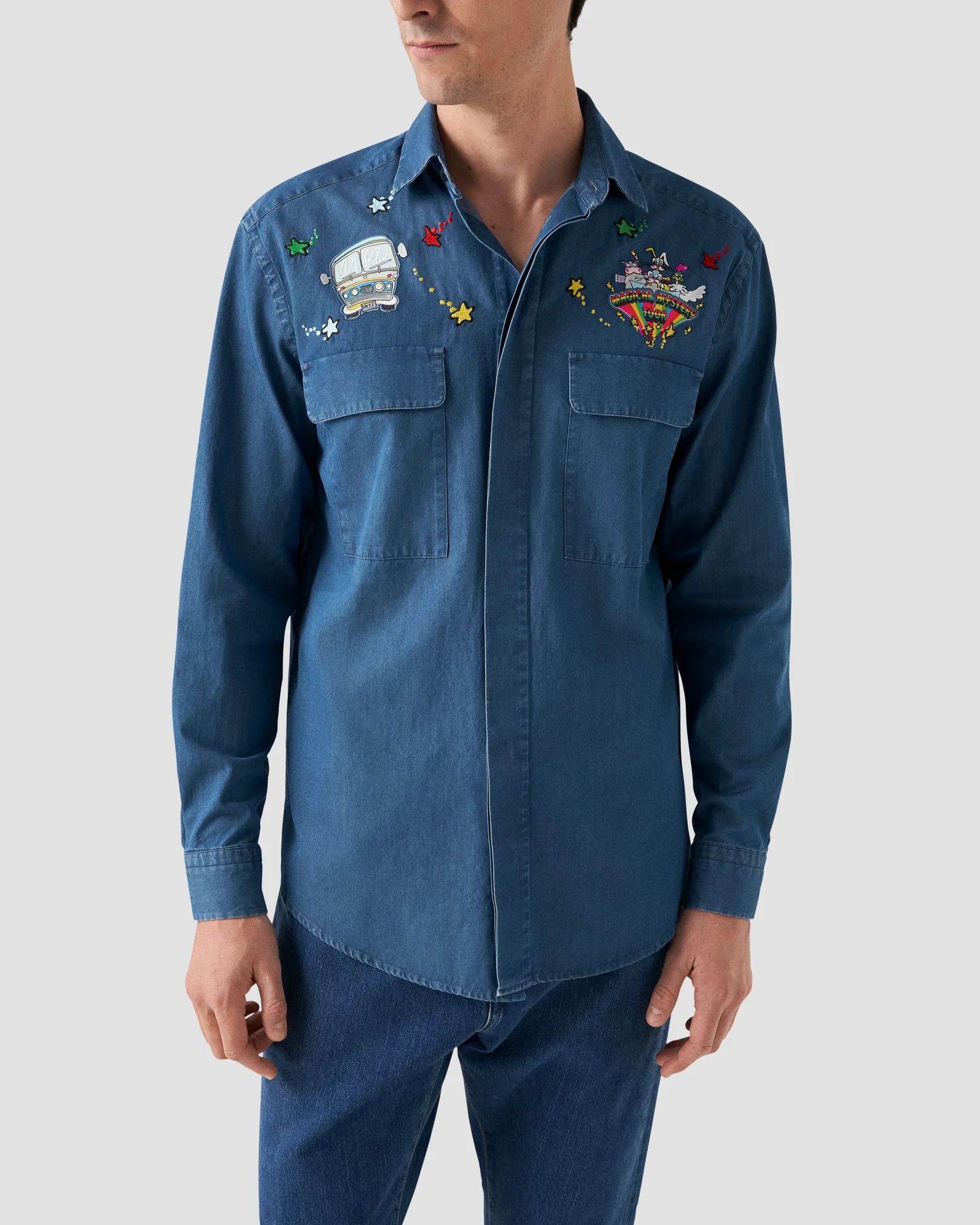 Eton - magical mystery tour overshirt