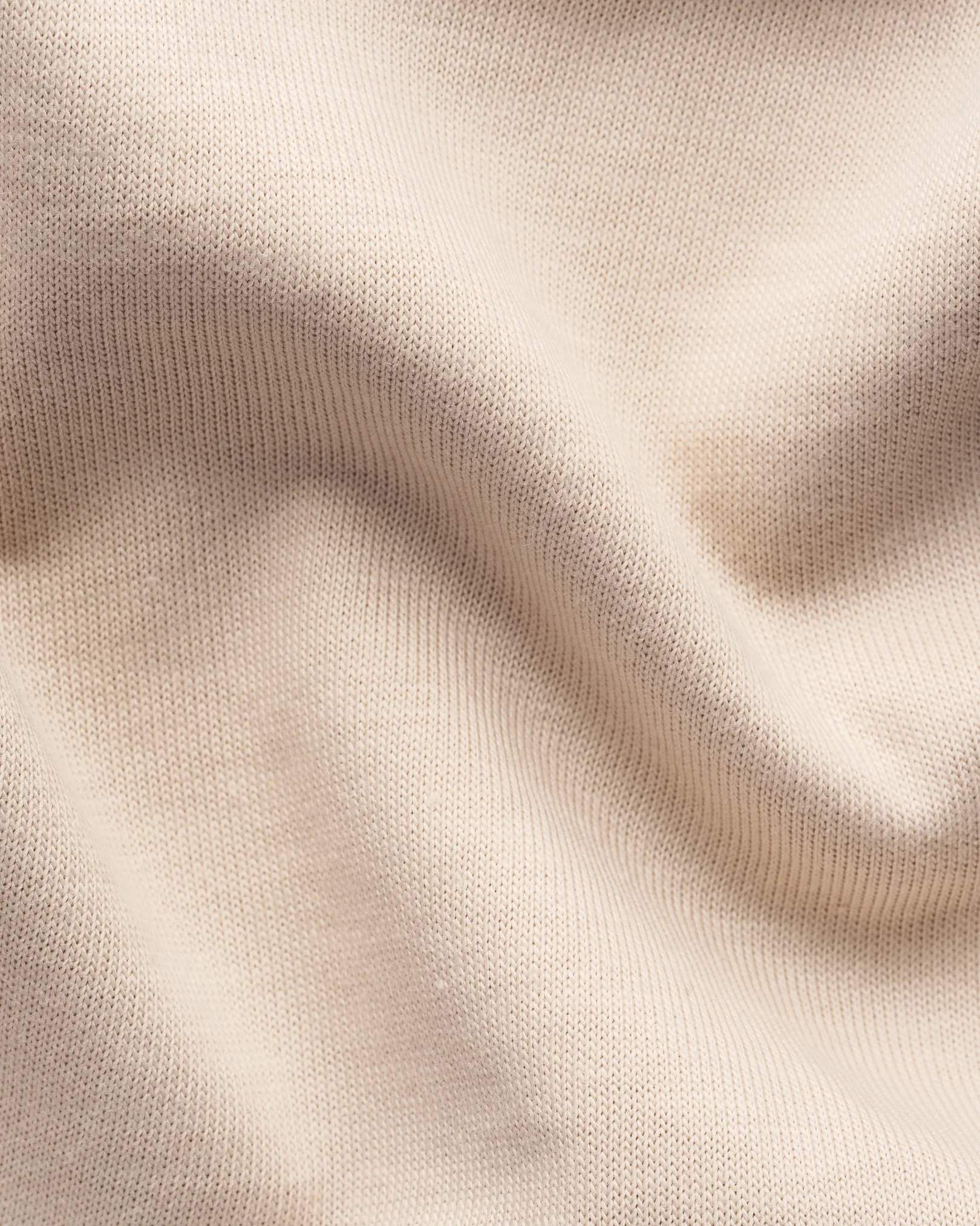 Eton - beige single jersey supima t shirt