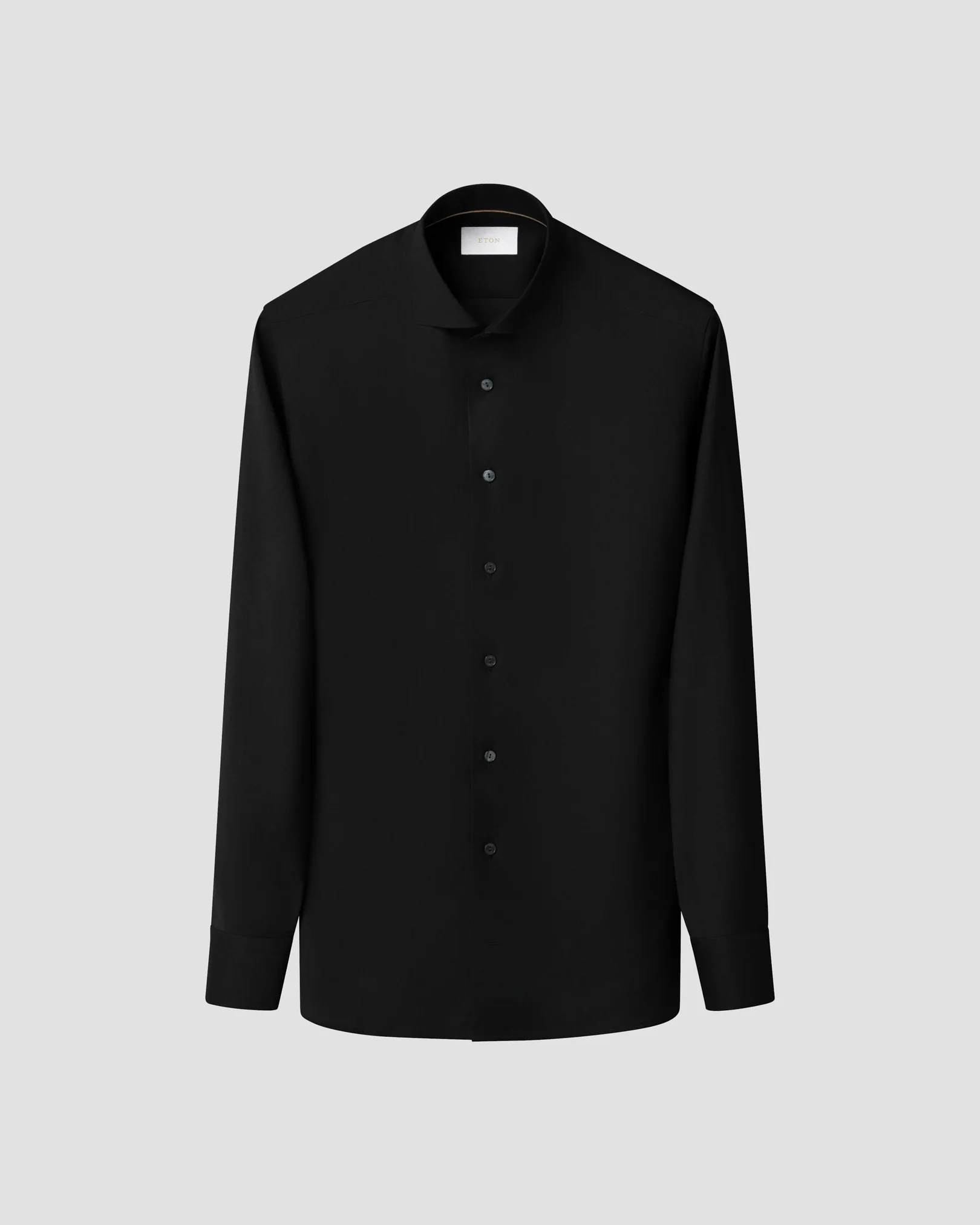 Eton - ultra soft solid merino shirt