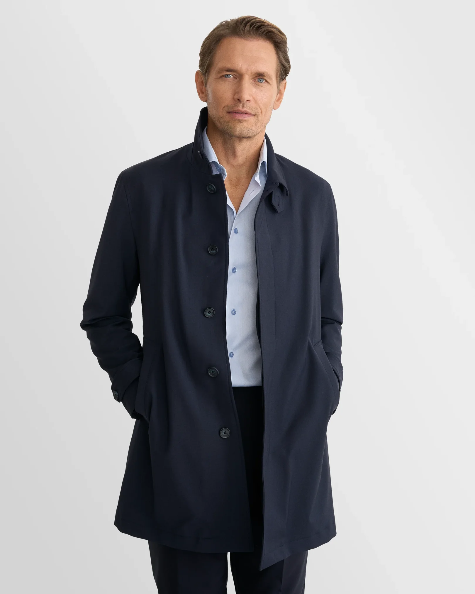 Eton - Signature Twill-Hemd mit geometrischem Effekt