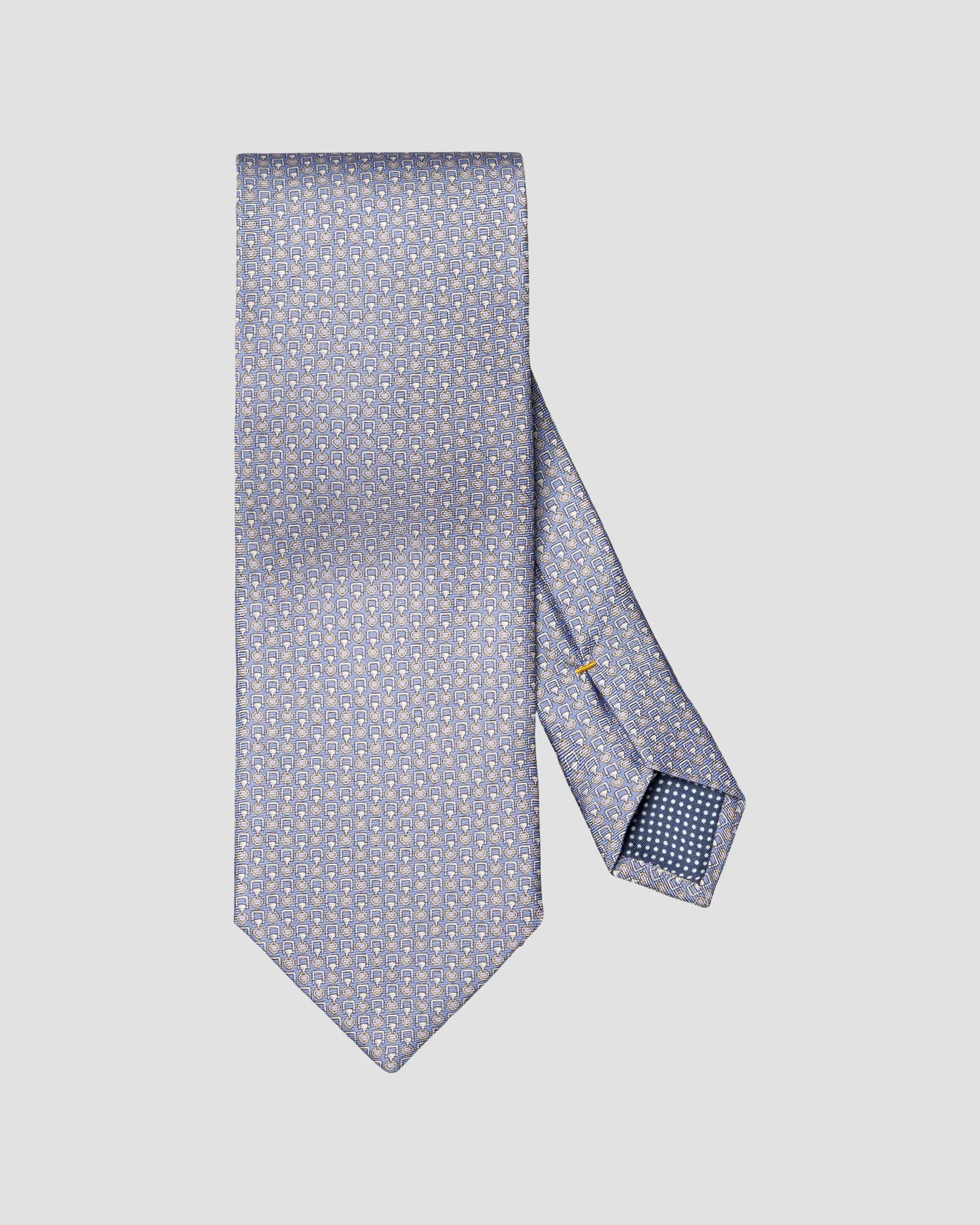 Eton - geometric print silk tie