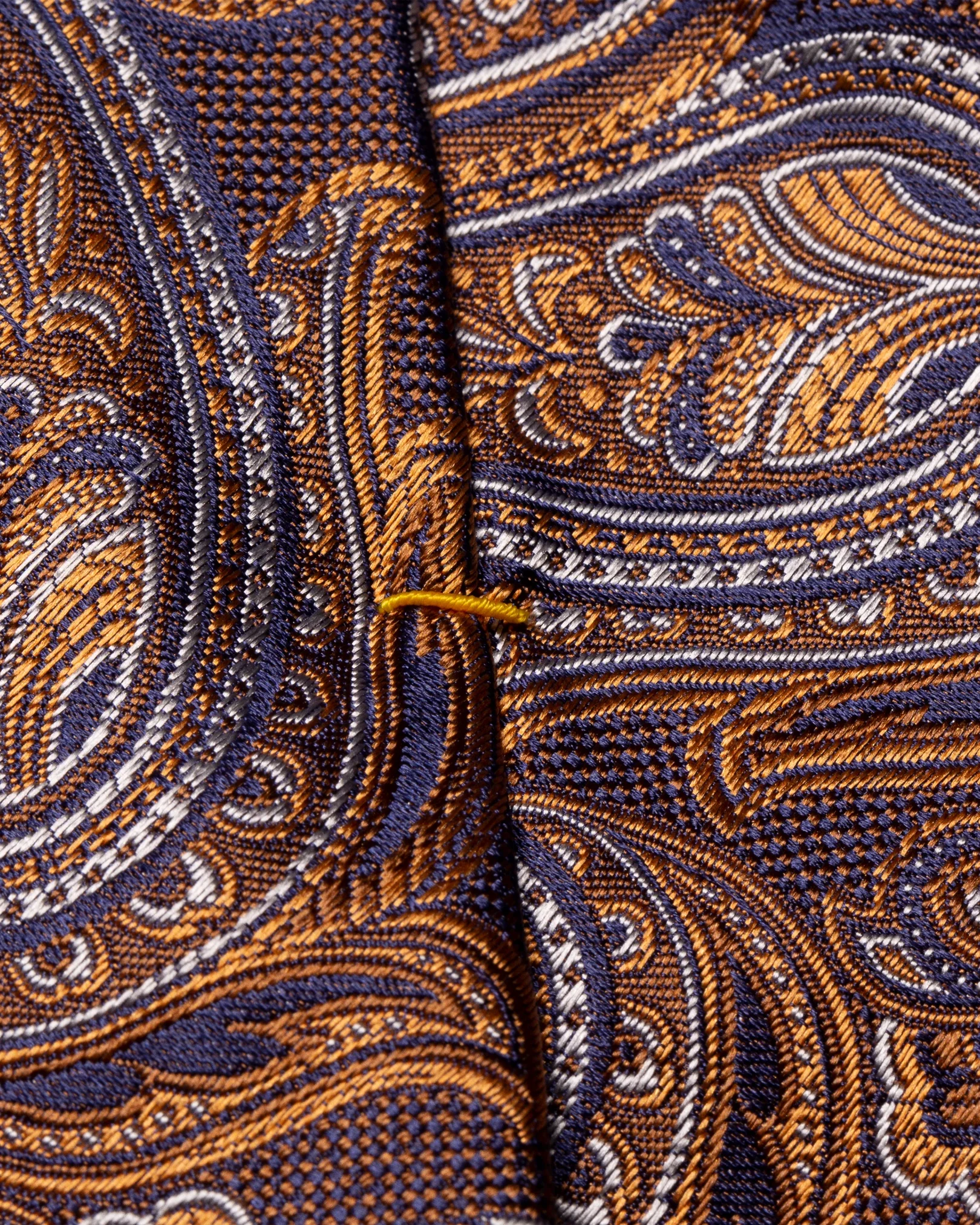 Eton - orange jacquard weave