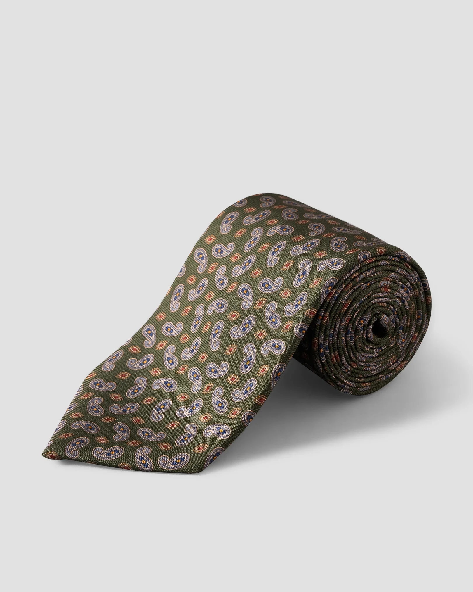 Eton - paisley print 256 silk tie