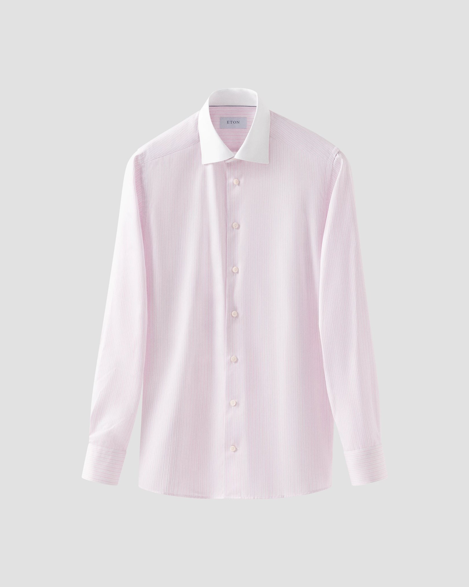 Eton - subtle striped twill shirt