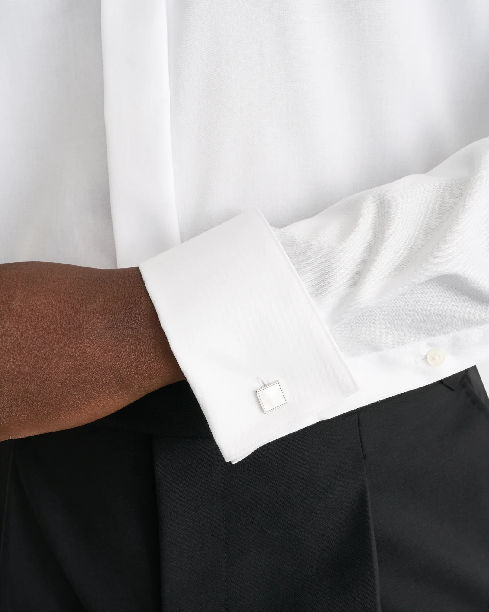 Eton - White Signature Twill Tuxedo Shirt