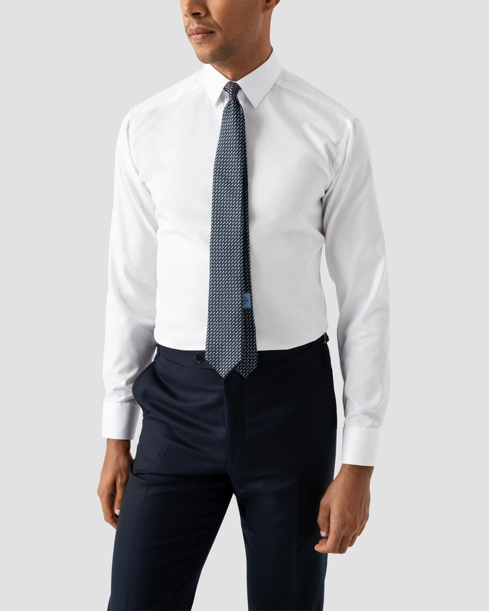 Eton - White Signature Twill Shirt - Pointed