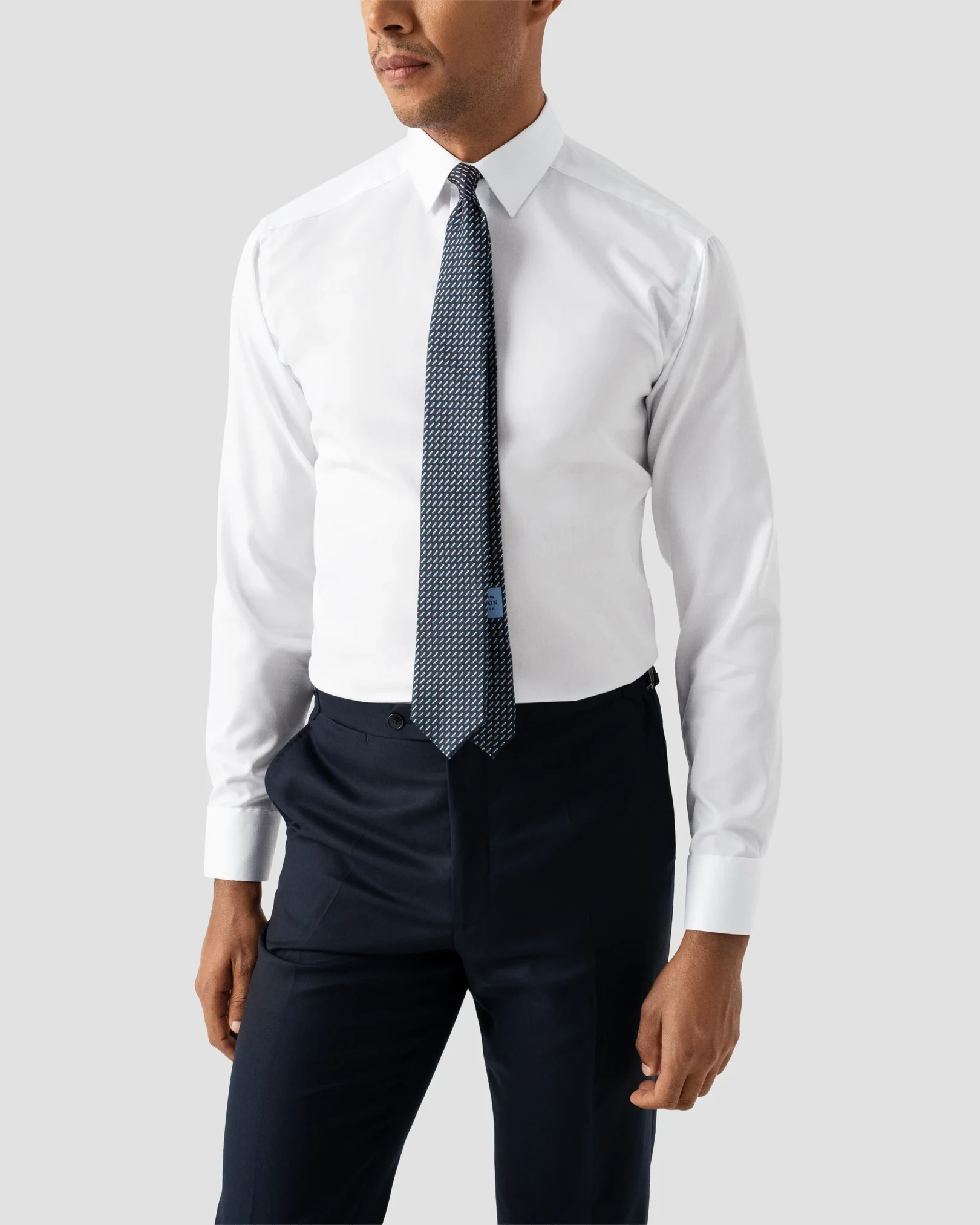 Eton - White Signature Twill Shirt - Pointed