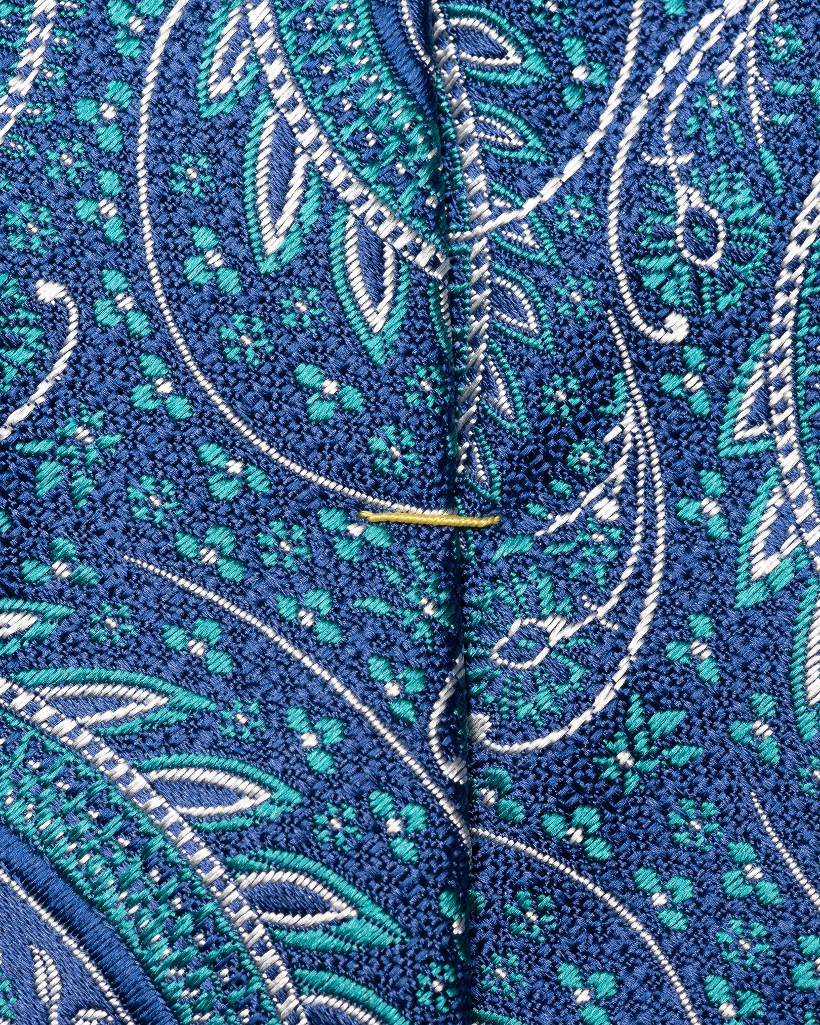 Eton - silk blue paisley tie