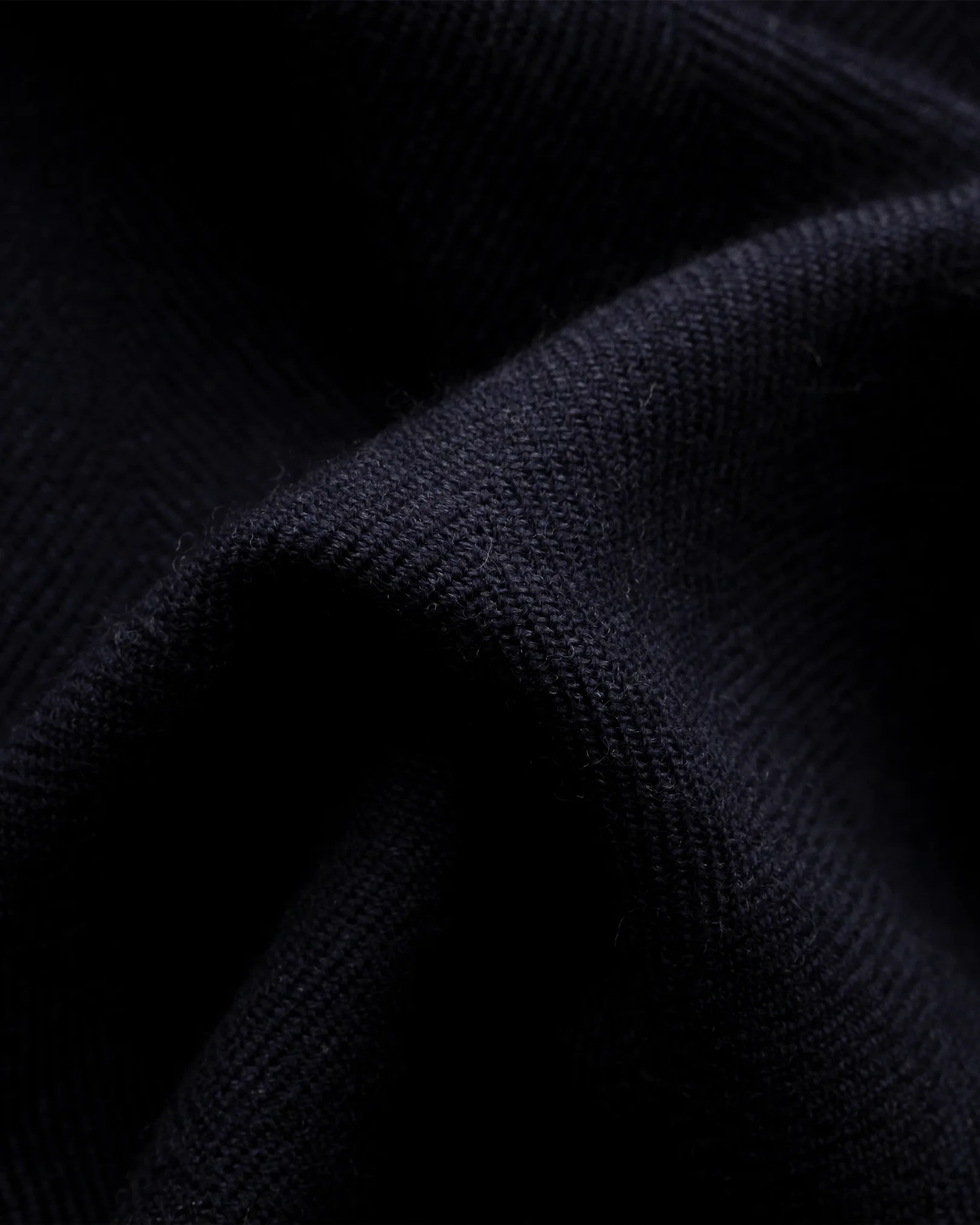 Eton - navy blue merino scarf