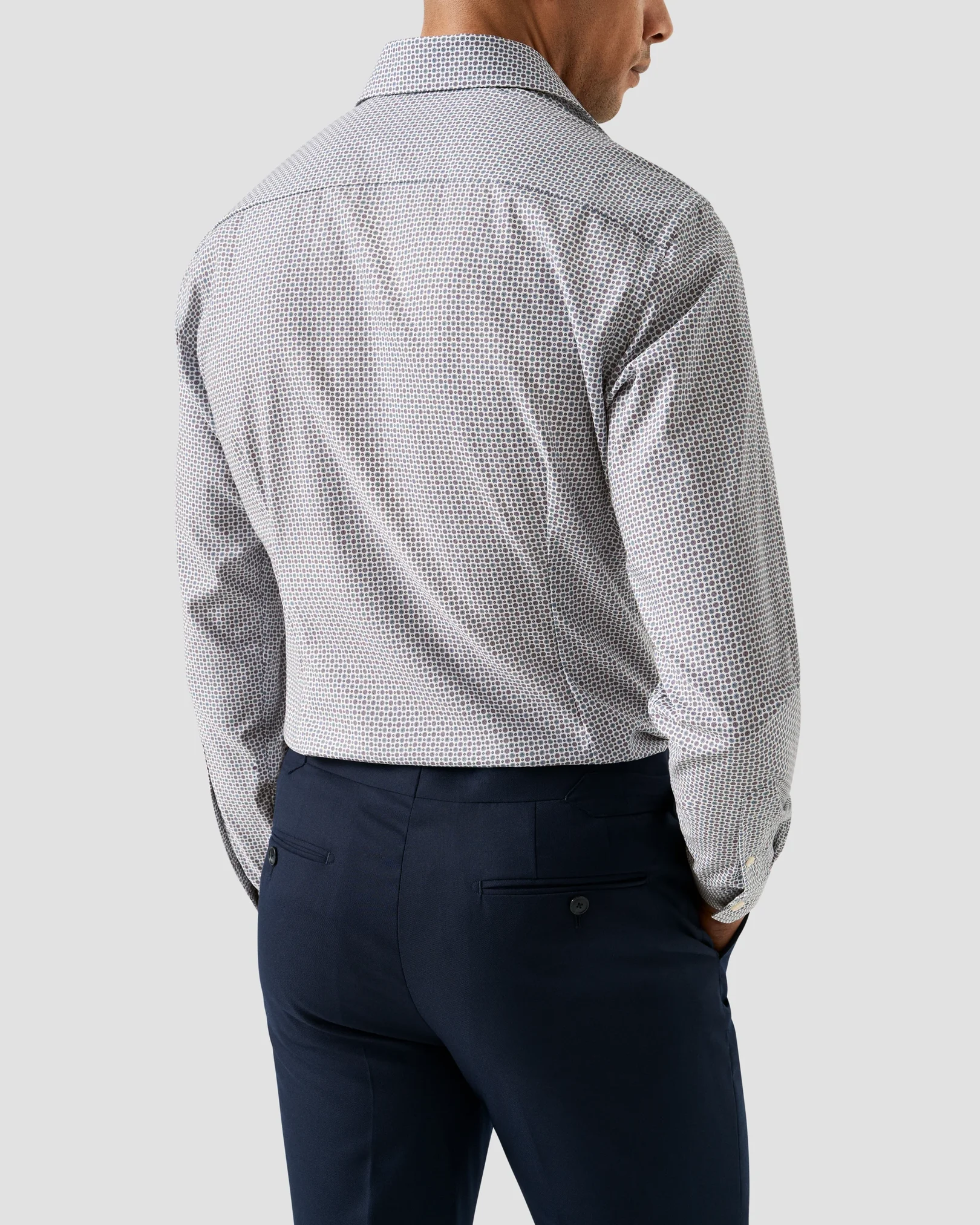 Eton - micro floral print shirt 256