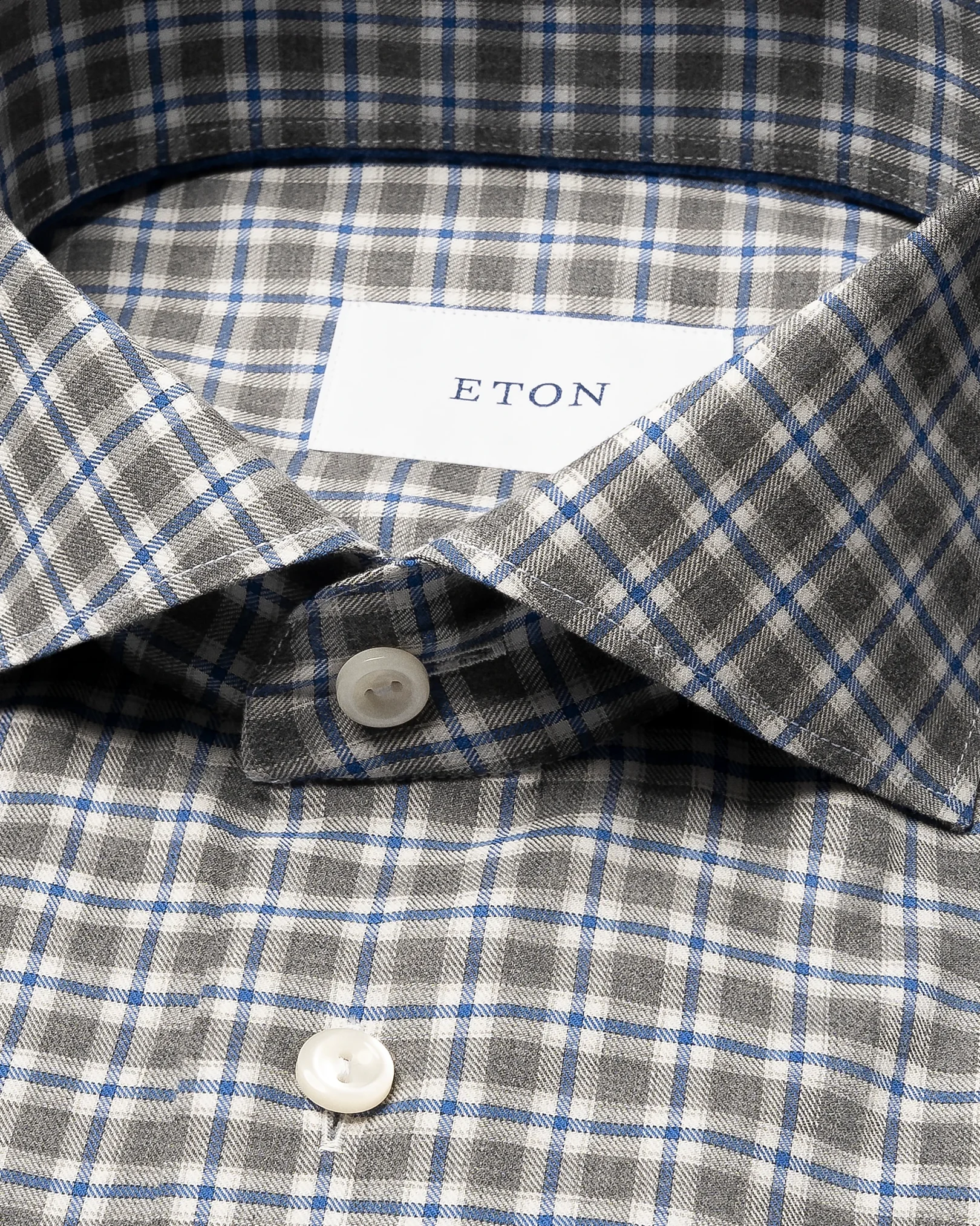 Eton - check 256 signature flannel shirt