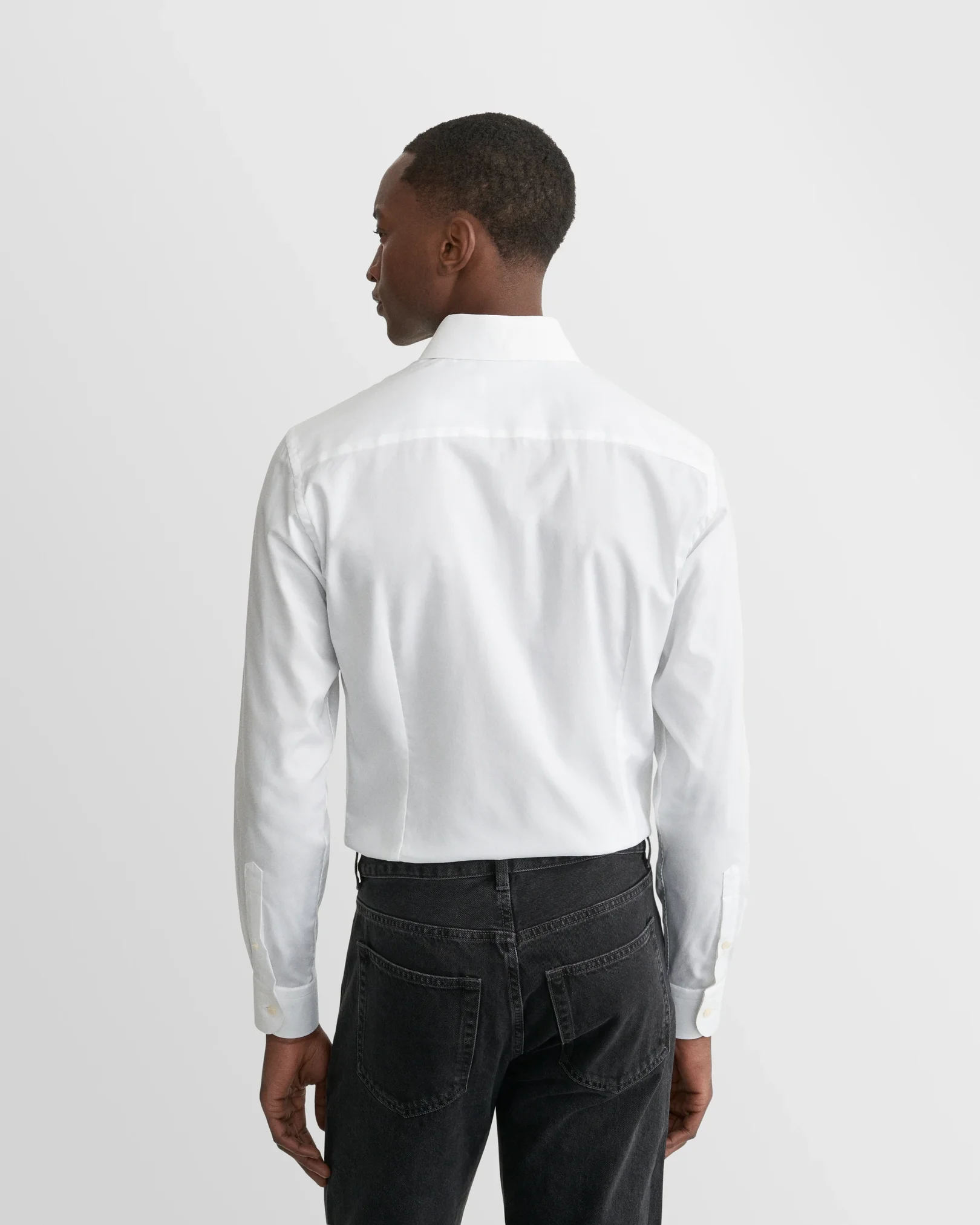 Eton - white solid sginature oxford shirt