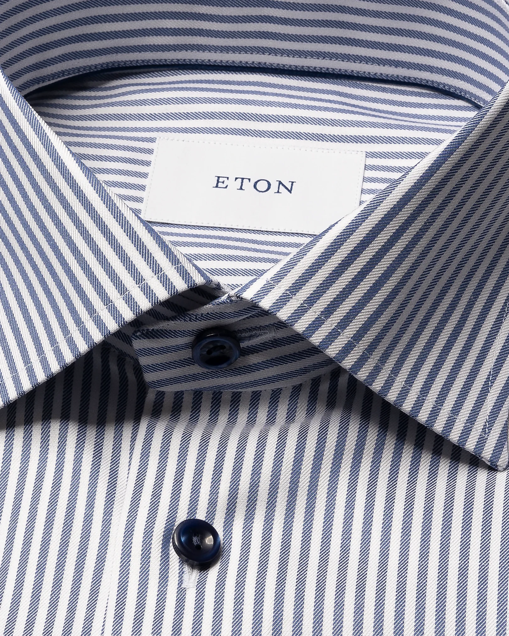Eton - striped cotton tencel lyocell shirt 256