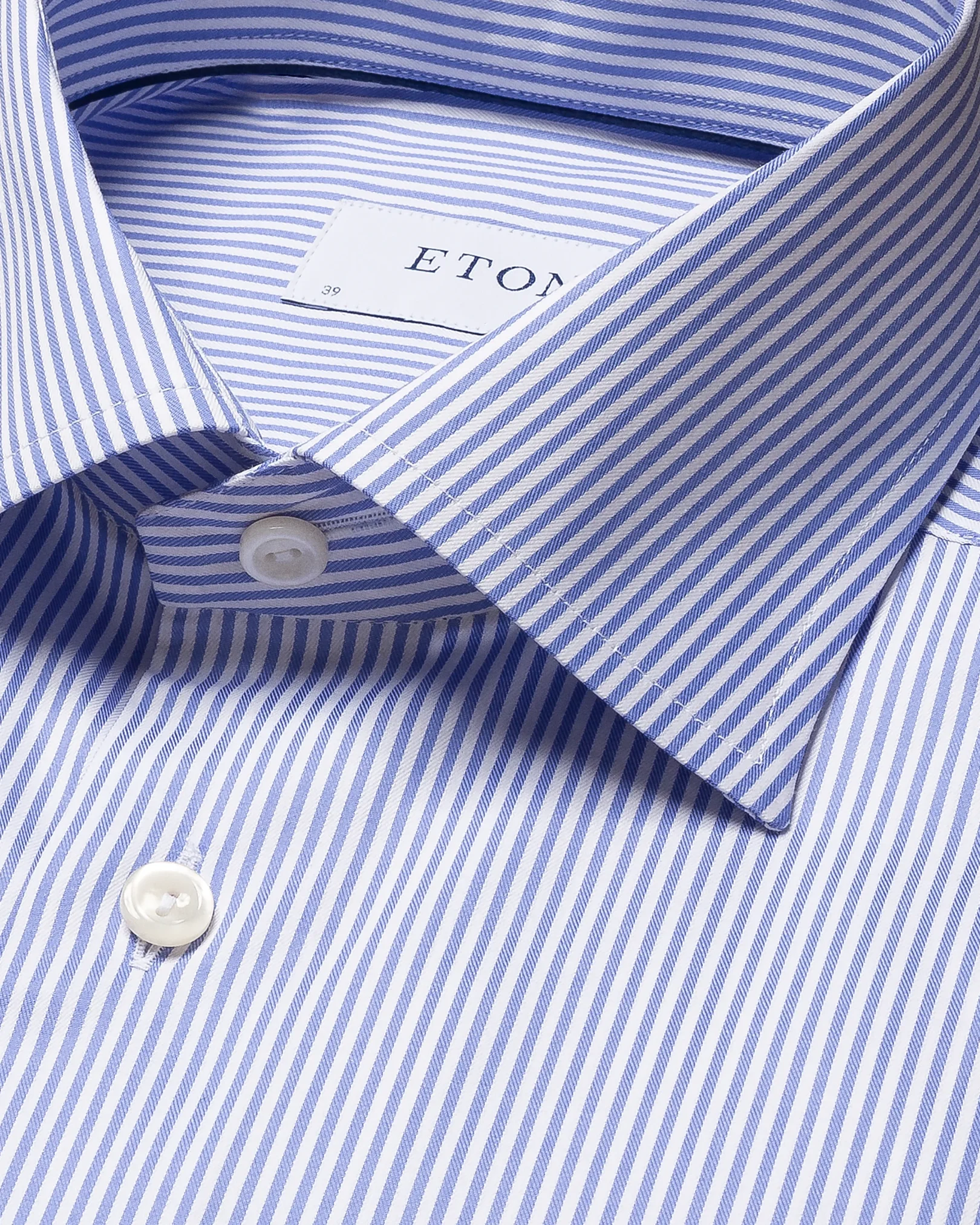 Eton - mid blue mens shirt business