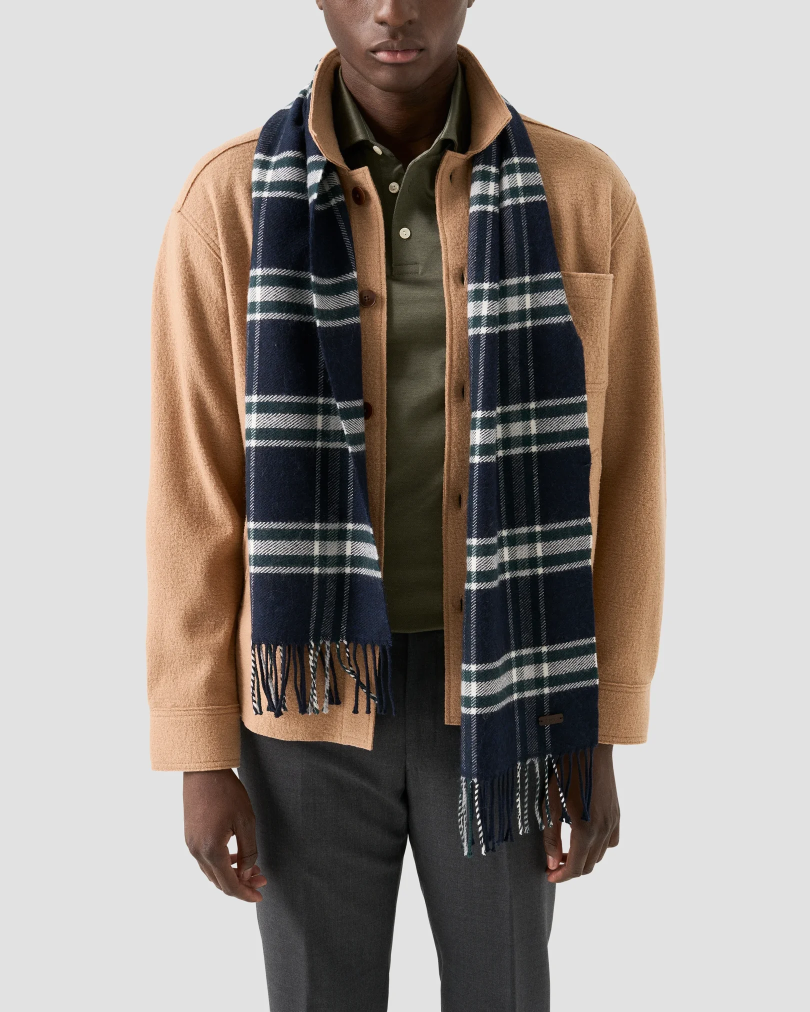 Eton - jaquard filo di scozia polo 256