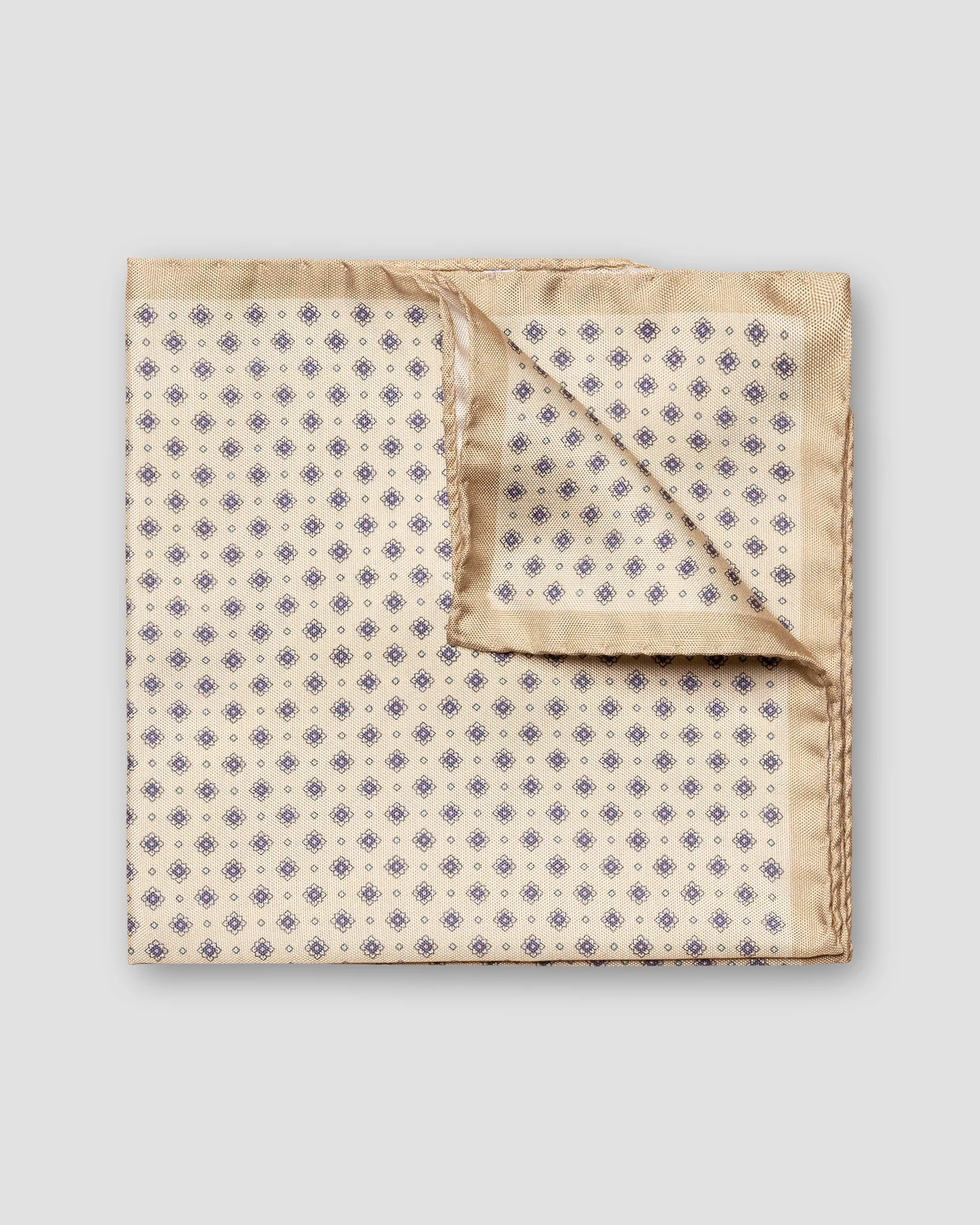Eton - beige tussah silk pocket square