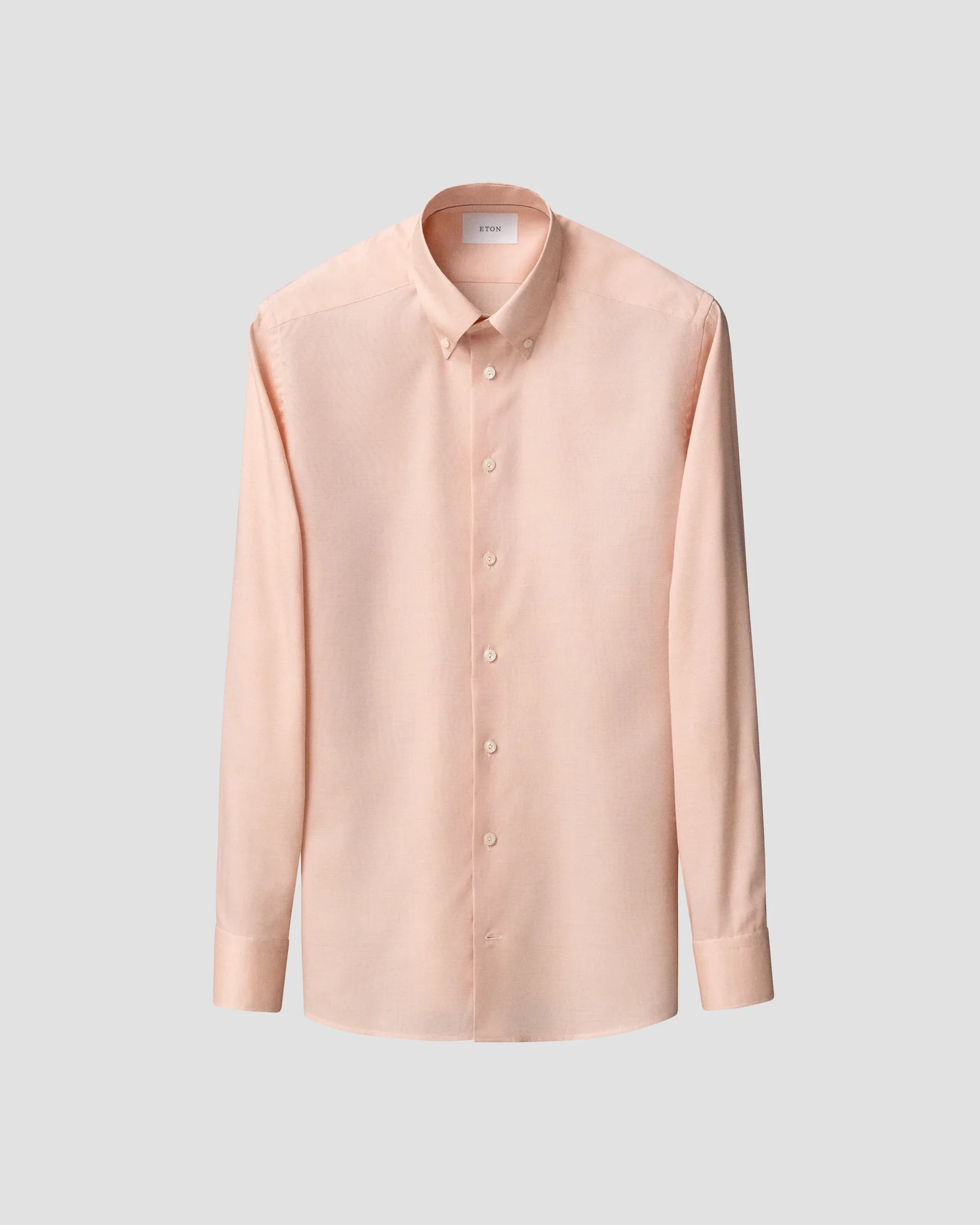 Eton - orange solid wrinkle free oxford