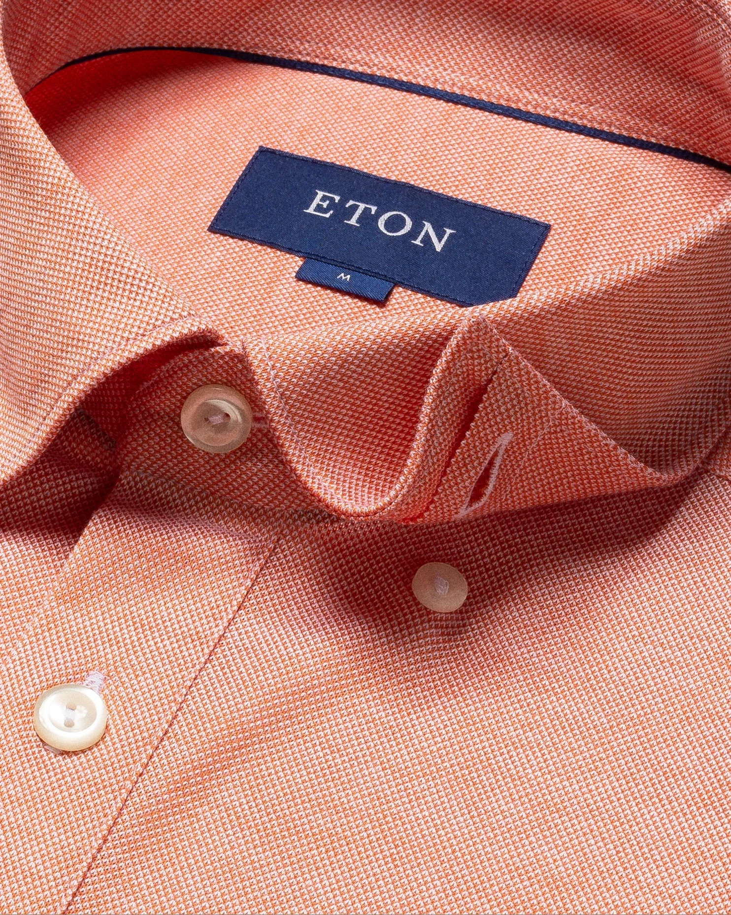 Eton - orange jersey button under