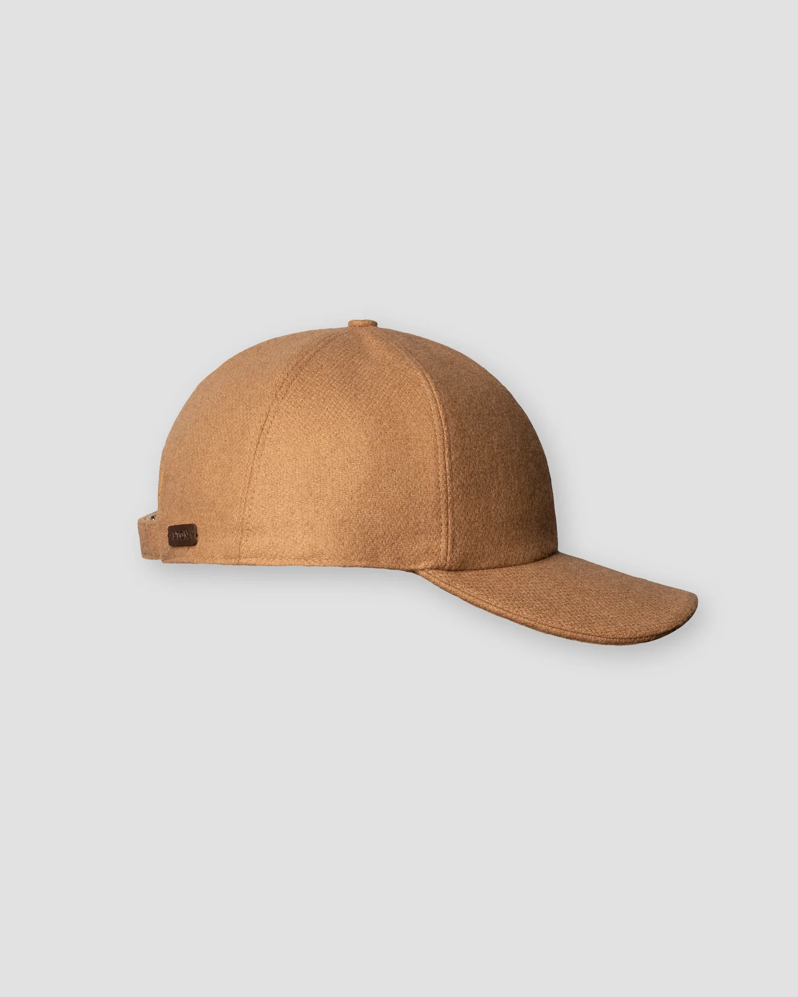 Eton - beige wool blend baseball cap