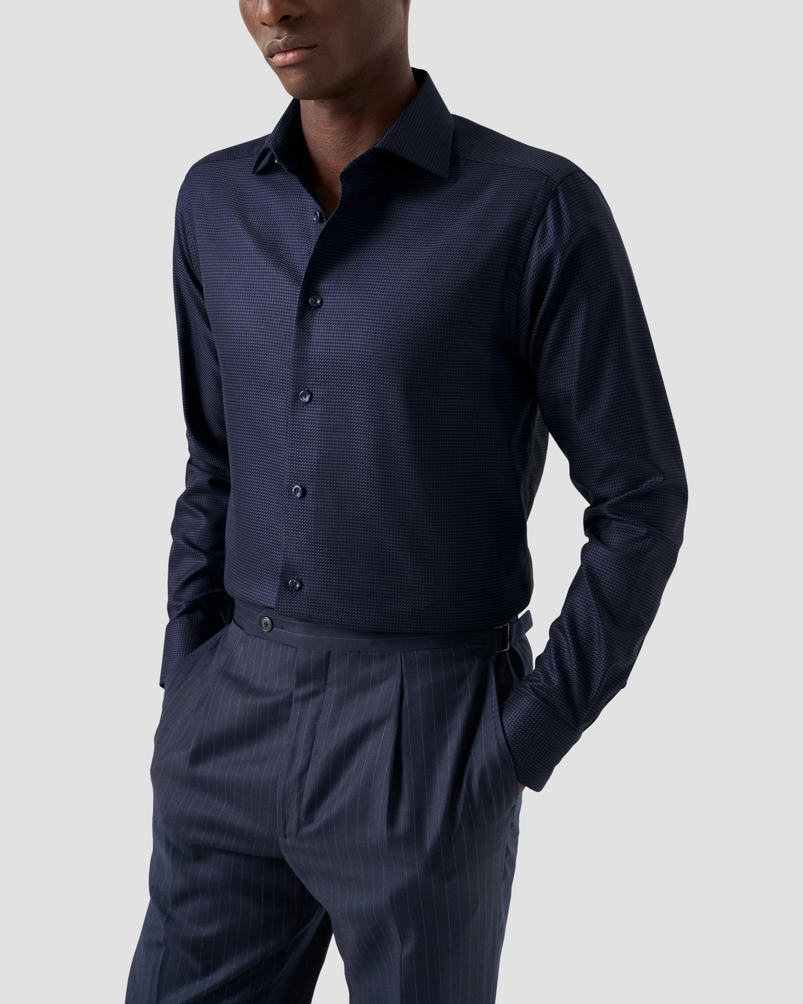 Eton - Houndstooth King Twill Shirt
