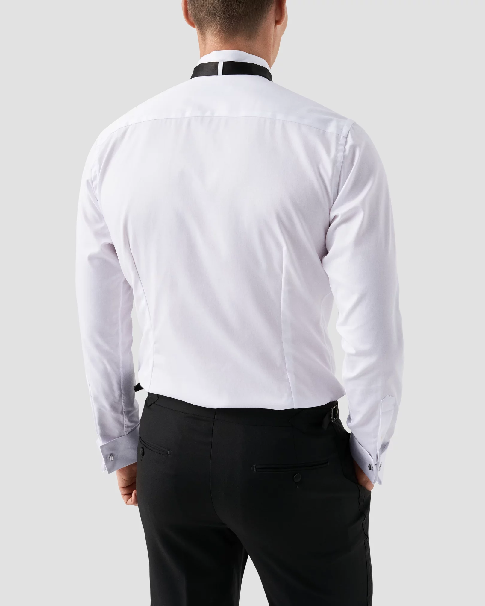Eton - White Signature Twill Tuxedo Shirt